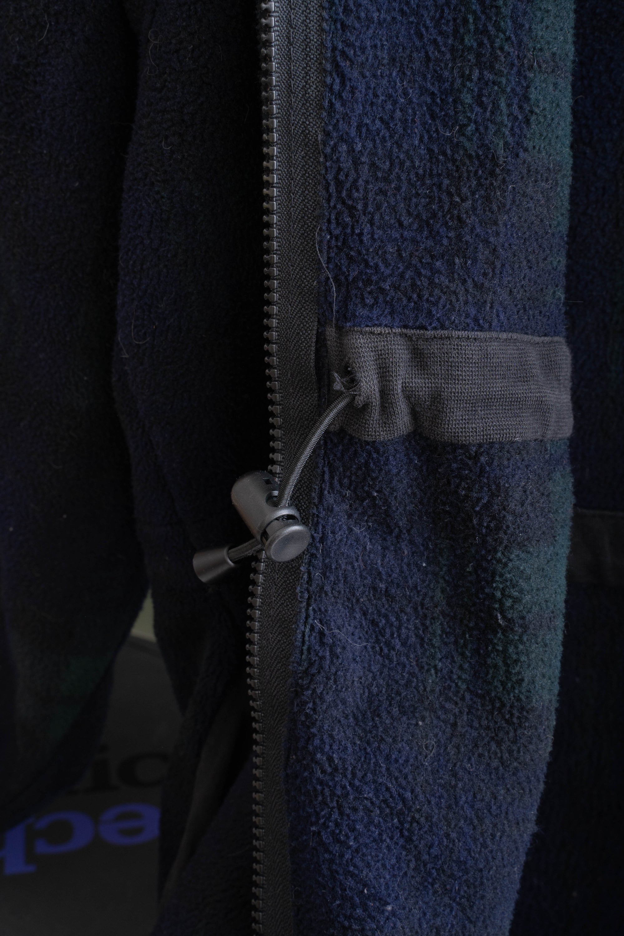 80~90S O'KEEFFE CHECKED FLEECE PARKER