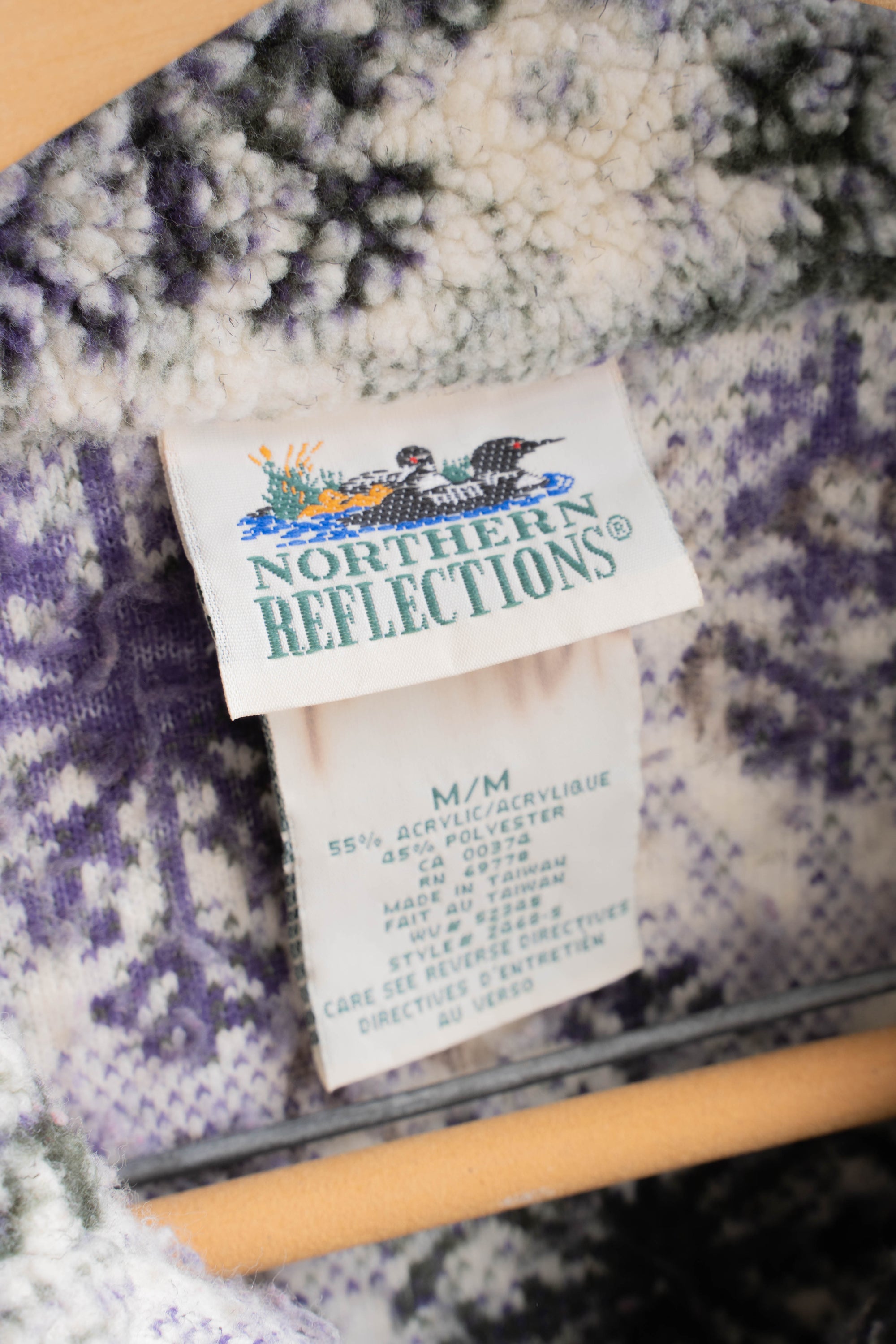 90S NORTHERN REFLECTIONS FLEECE JACKET