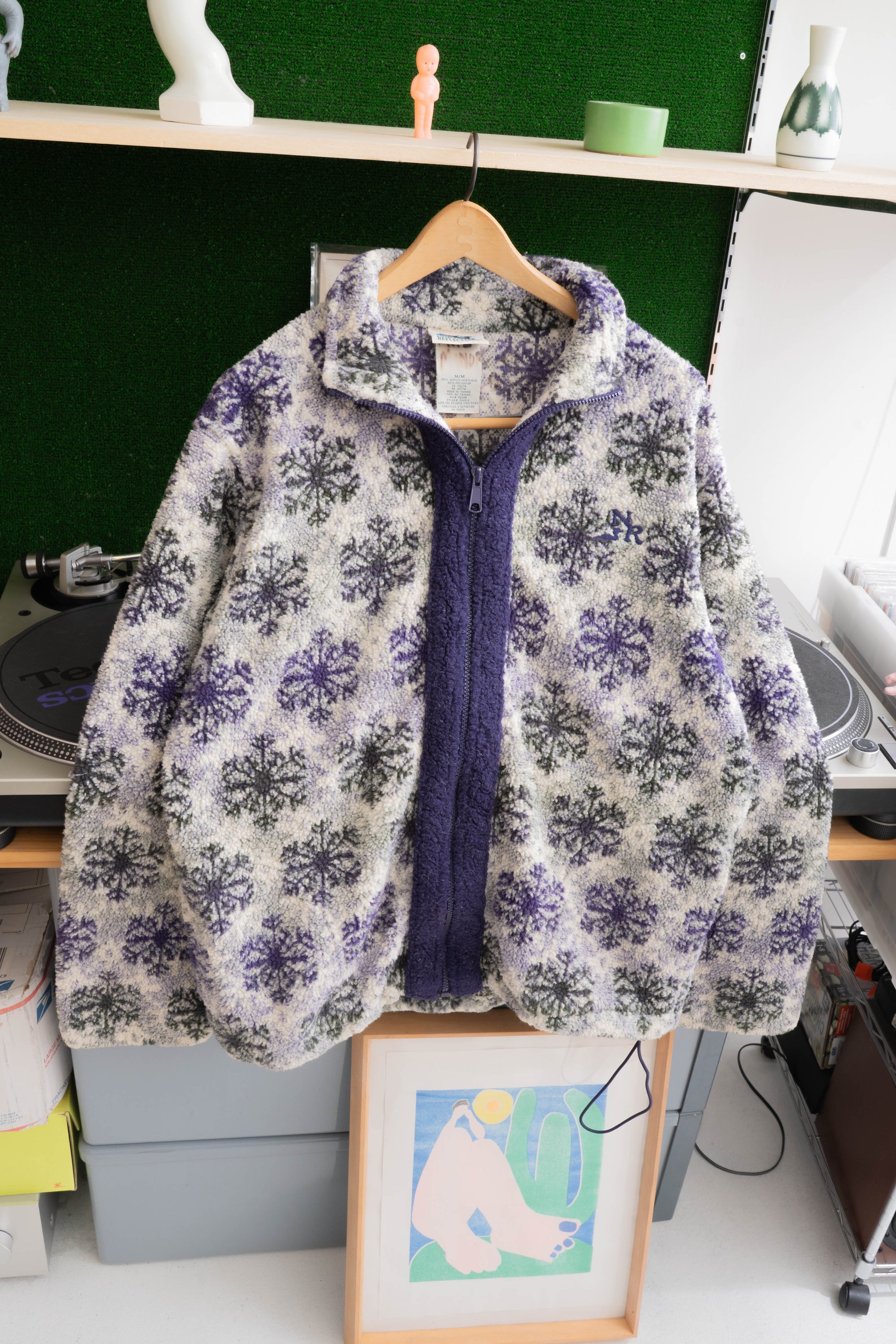 90S NORTHERN REFLECTIONS FLEECE JACKET