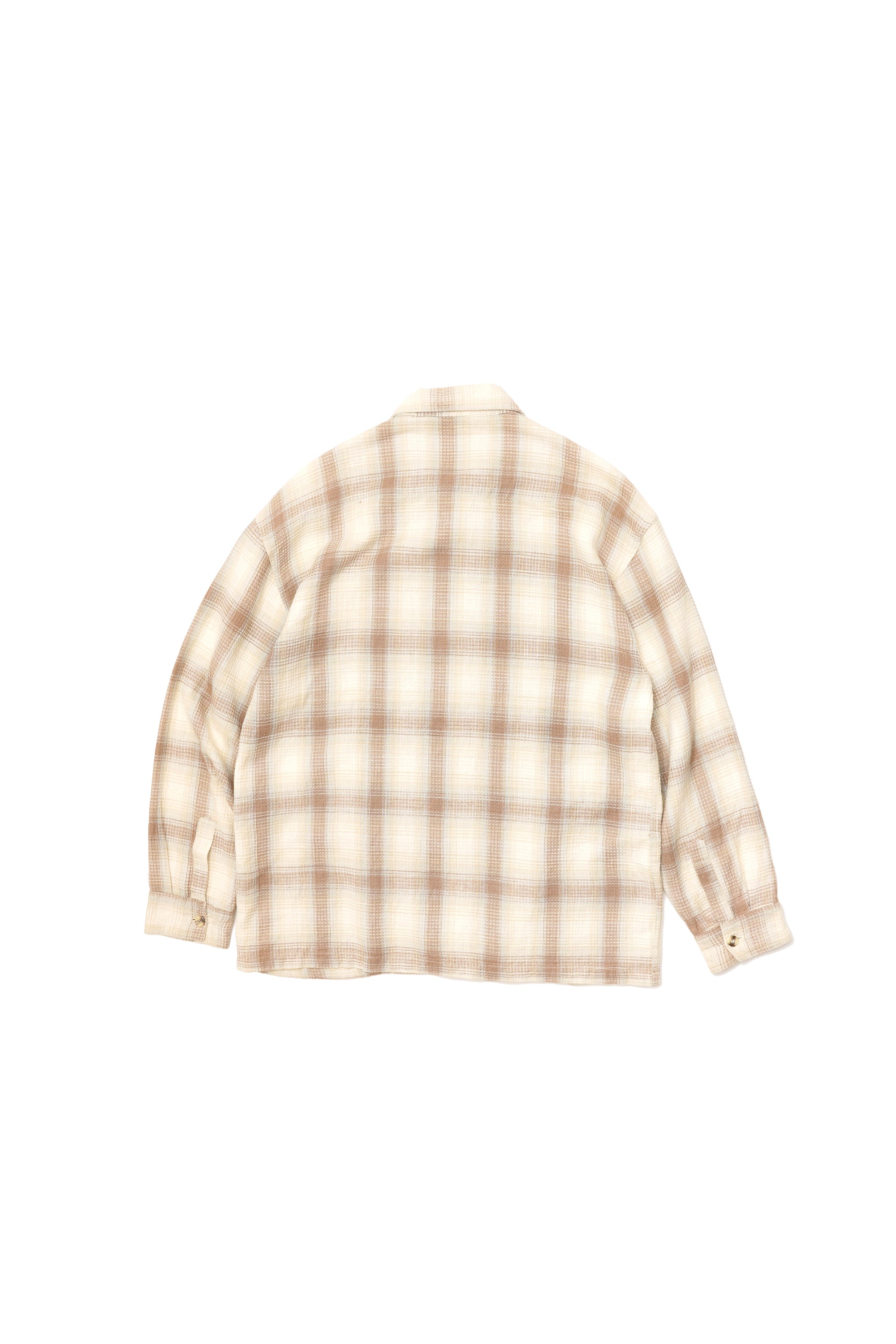 UNKNOWN BRAND WAFFLE FULLZIP SHIRT