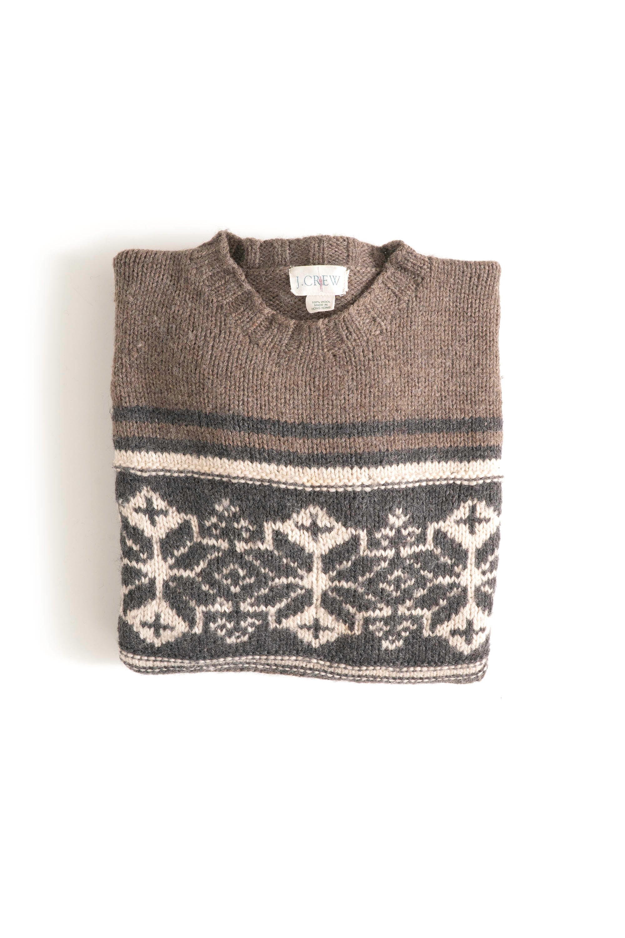 90S J.CREW NORDIC WOOL KNIT