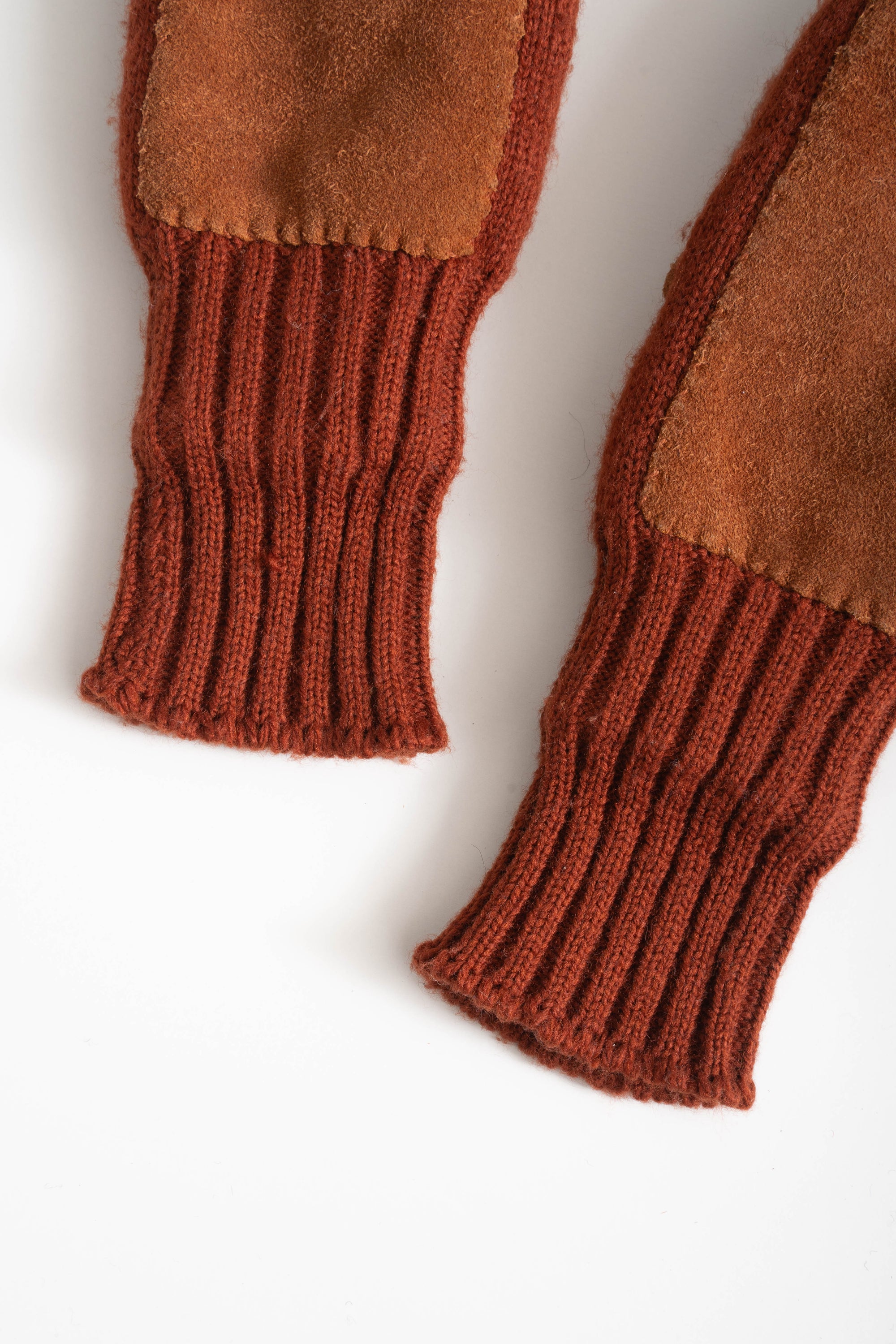 80S SUEDE LEATHER PATCHED GLOVE