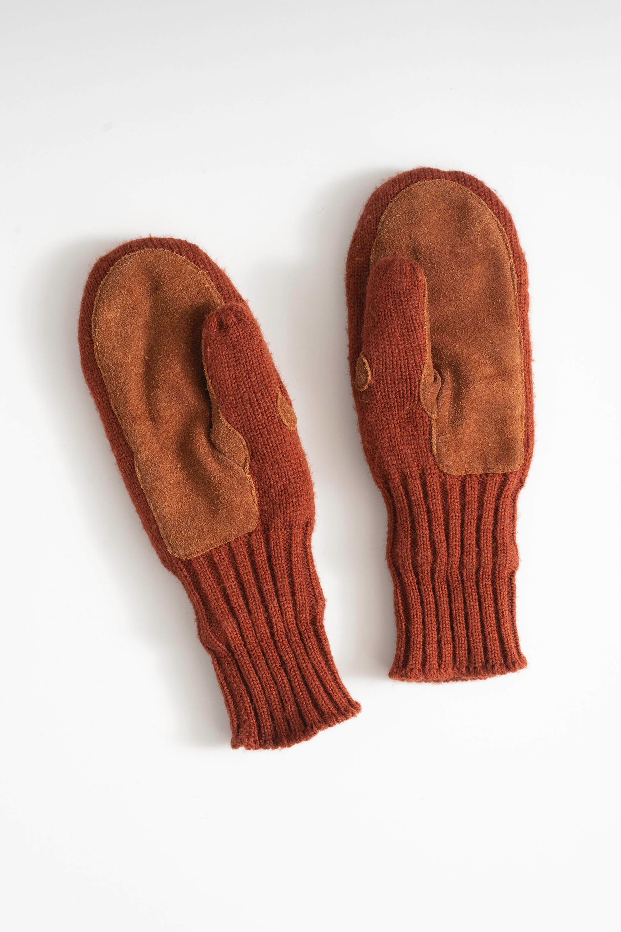 80S SUEDE LEATHER PATCHED GLOVE