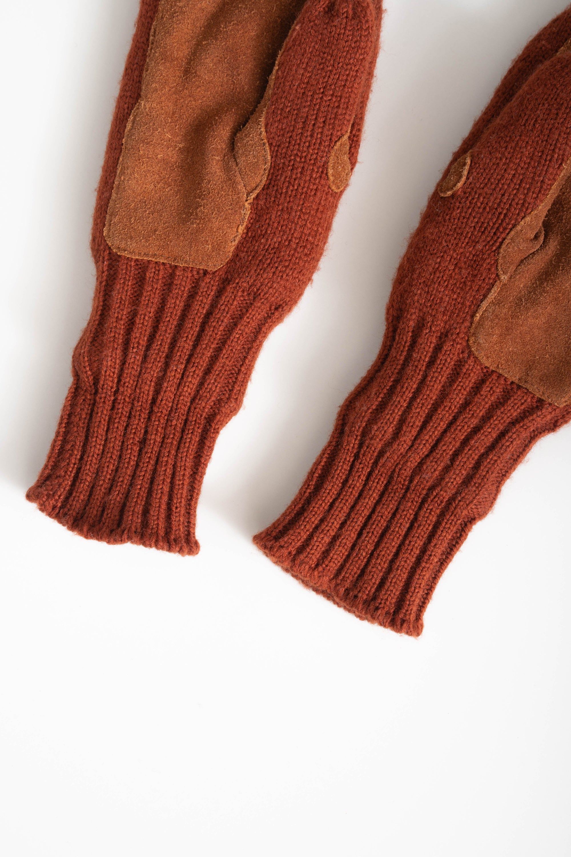 80S SUEDE LEATHER PATCHED GLOVE