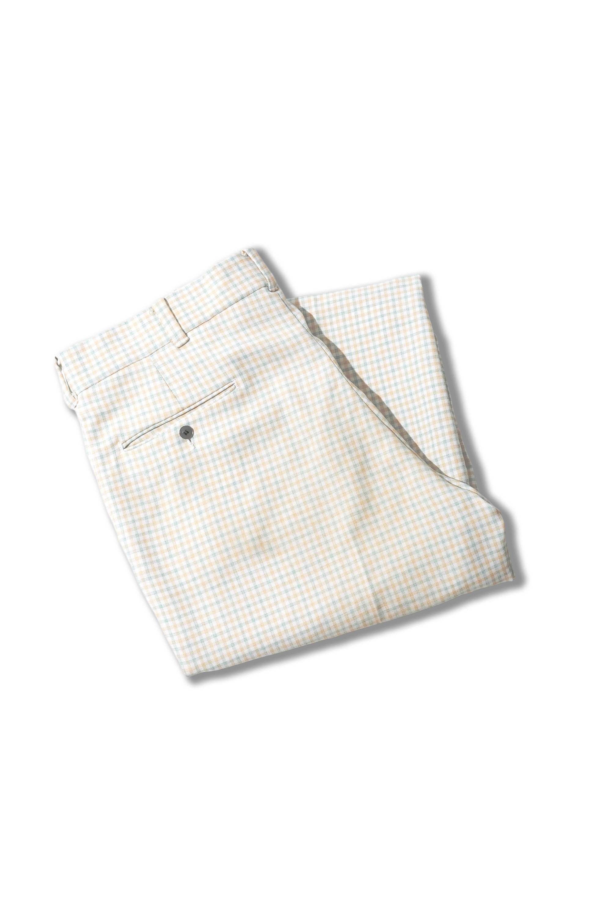 70S UNKNOWN BRAND CHECK SLACKS
