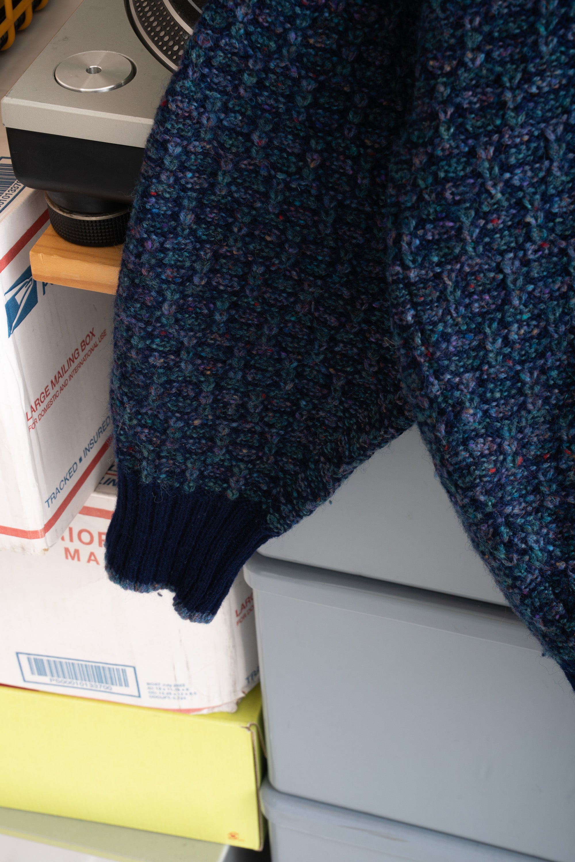 70S MADE IN ENGLAND ALAN PAINE SHETLANDWOOL SWEATER