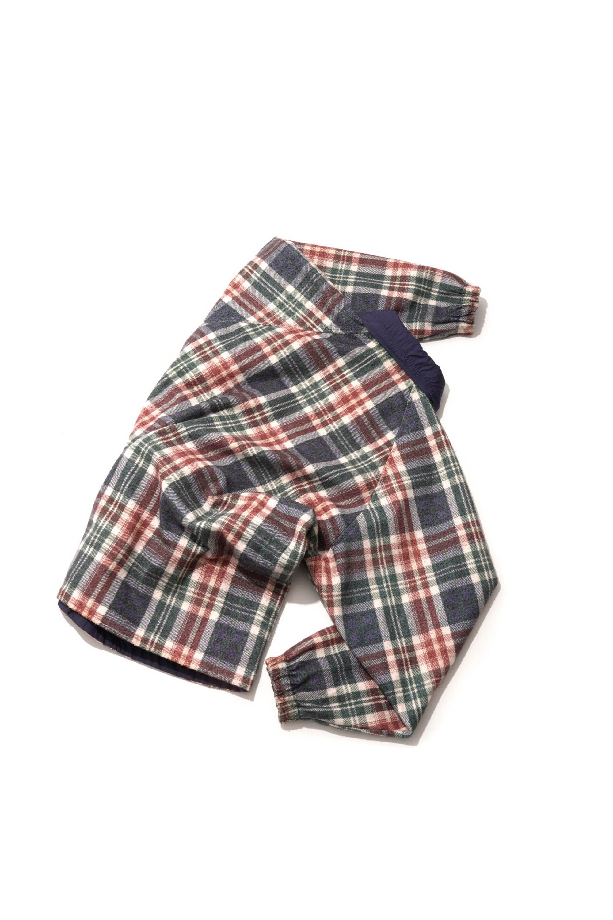90S UNKNOWN REVERSIBLE CHECK NYLON JACKET