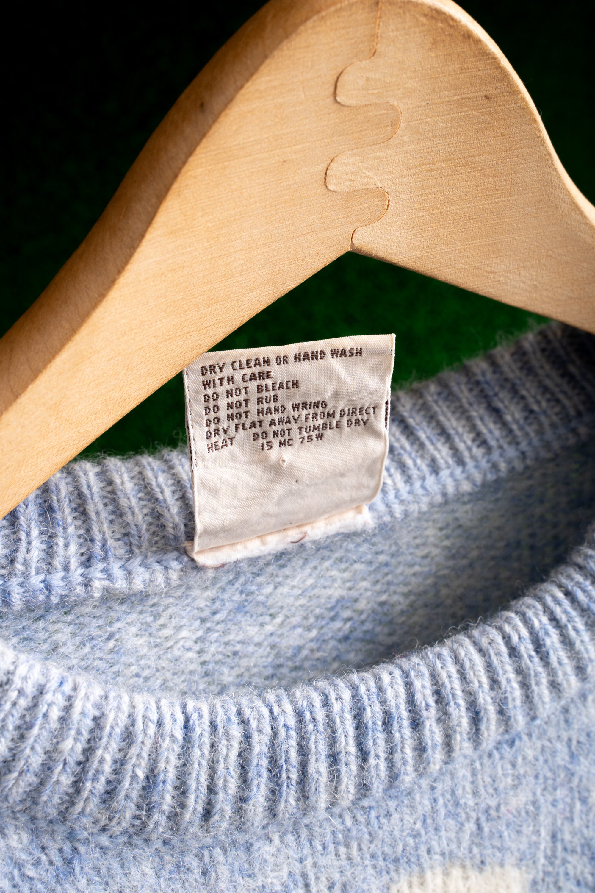 80S WESTMORLAND SHEEP WOOL SWEATER