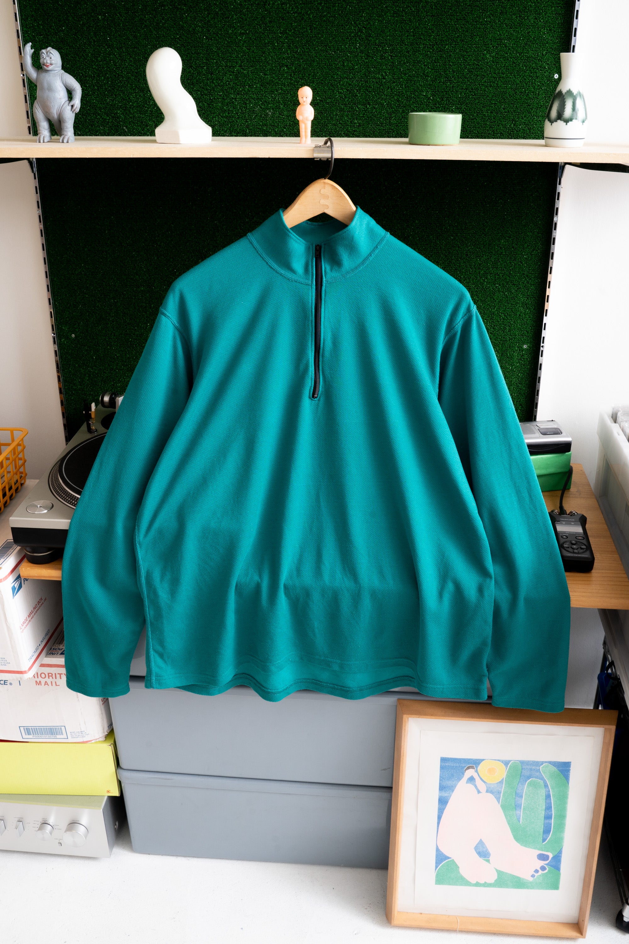 80~90S MADE IN USA REI HALFZIP PULLOVER (POLARTEC)