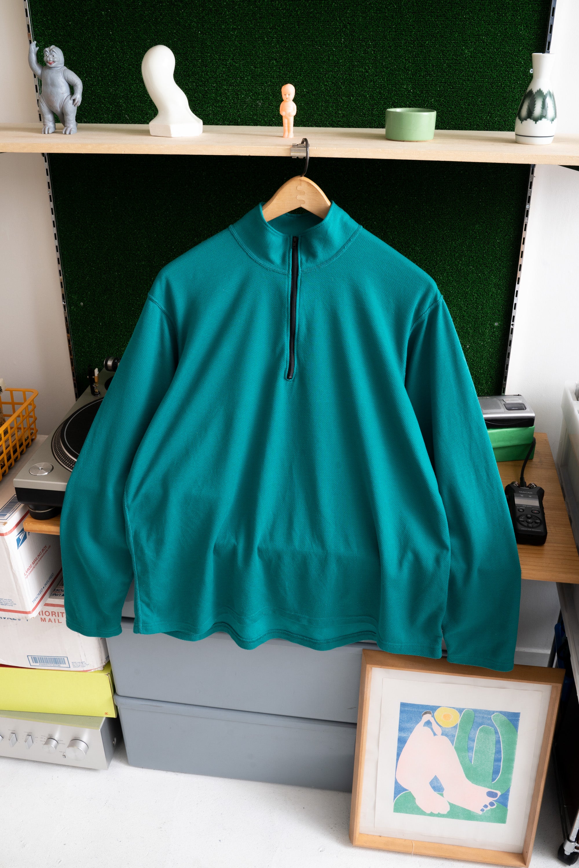 80~90S MADE IN USA REI HALFZIP PULLOVER (POLARTEC)