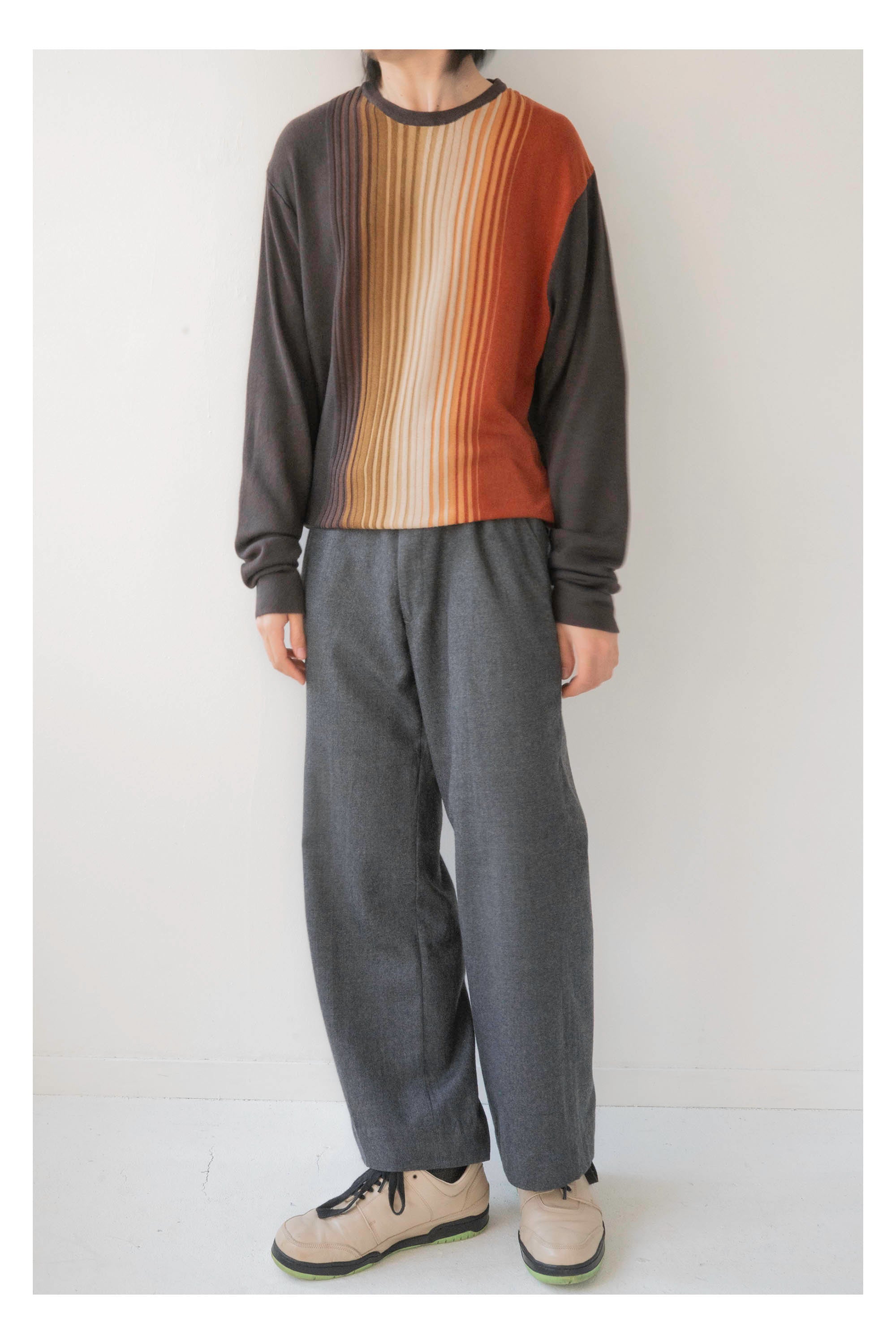 00S PERRY ELLIS FADED BORDER KNIT