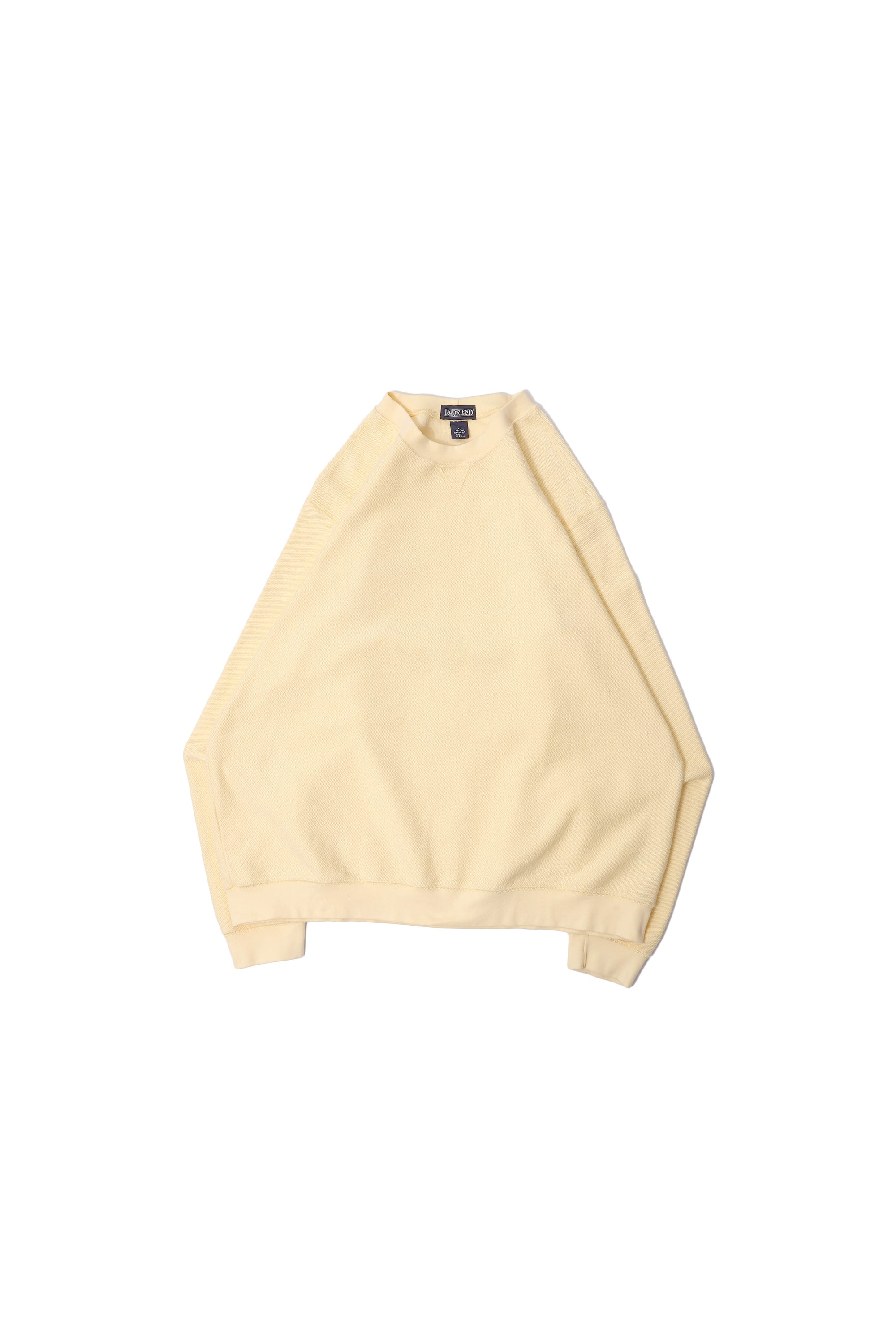 90S LAND'S END MOSS STITCH SWEAT SHIRT