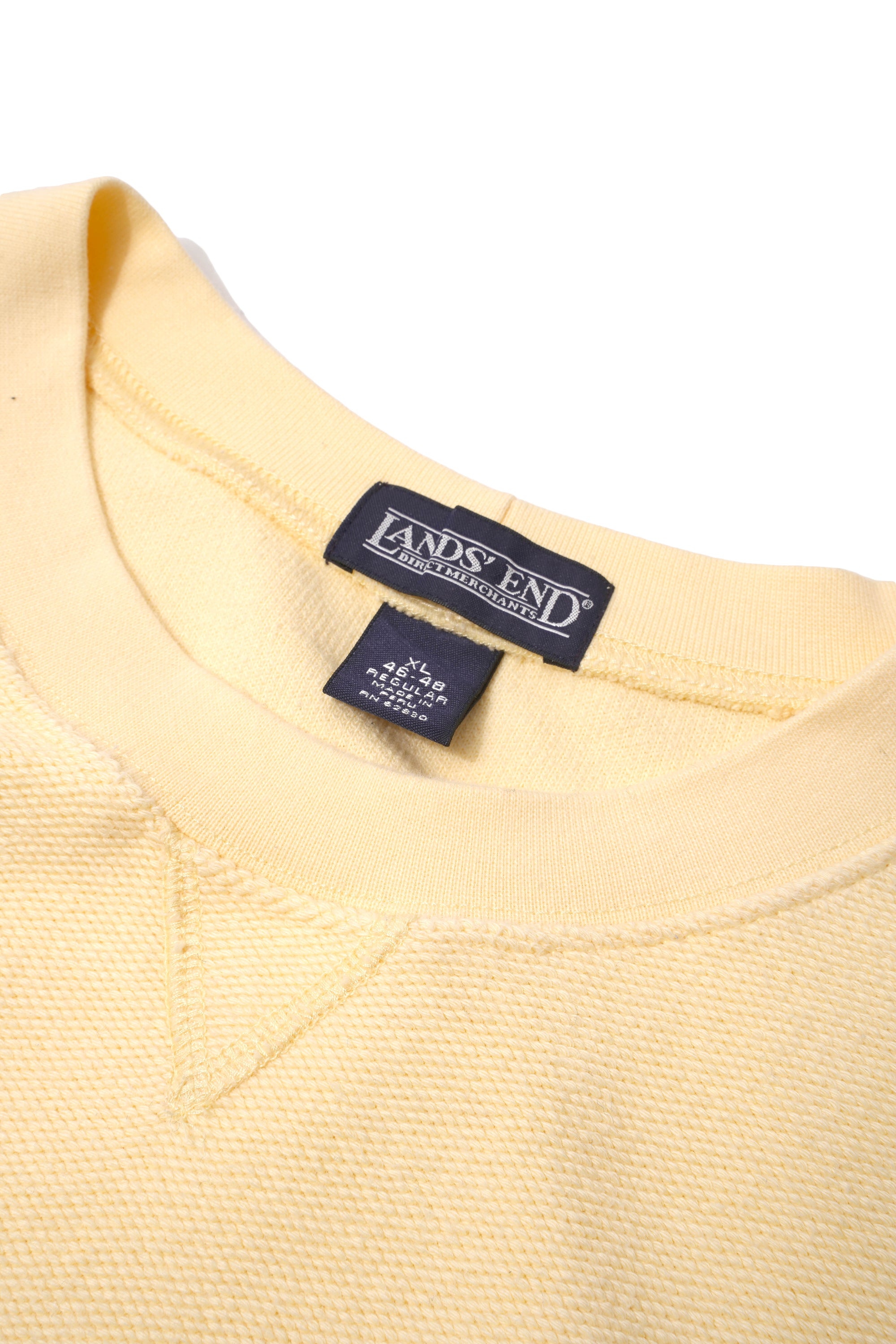 90S LAND'S END MOSS STITCH SWEAT SHIRT