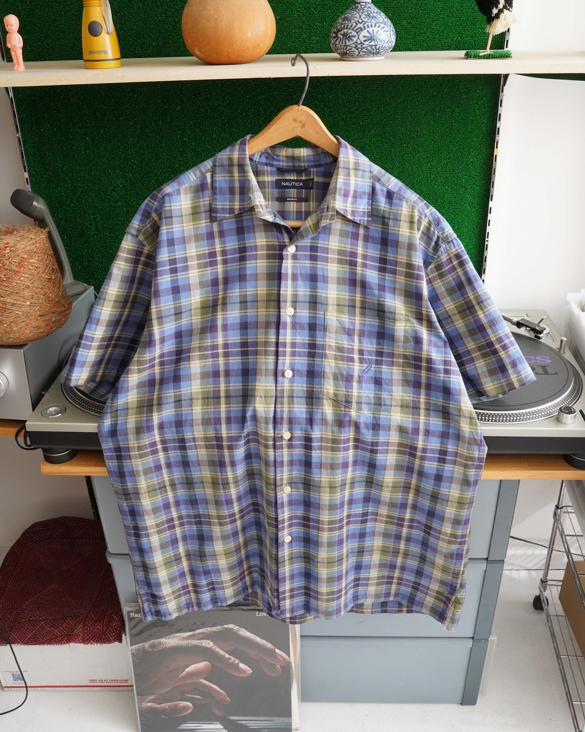 00S NAUTICA CHECKED SHIRT