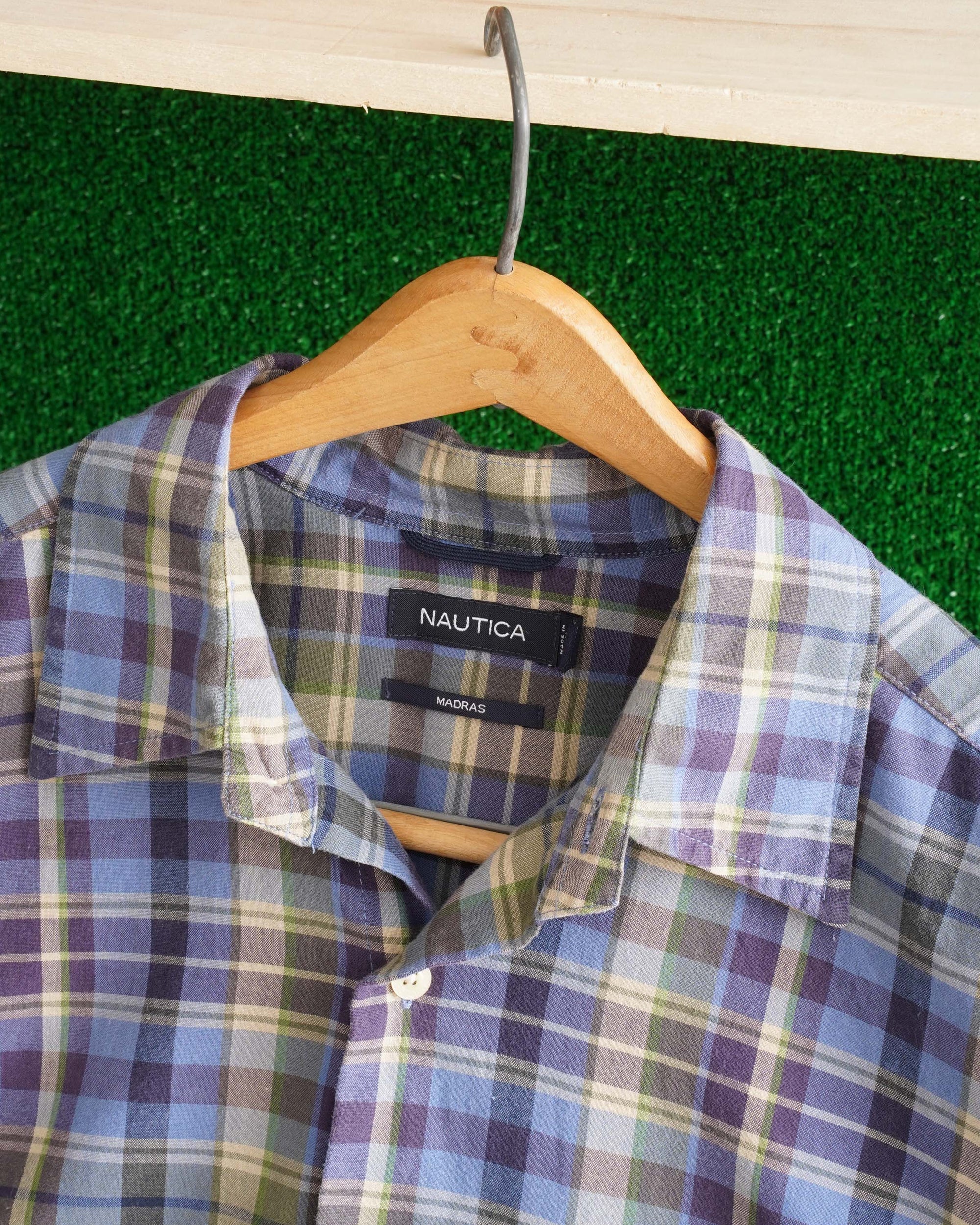 00S NAUTICA CHECKED SHIRT