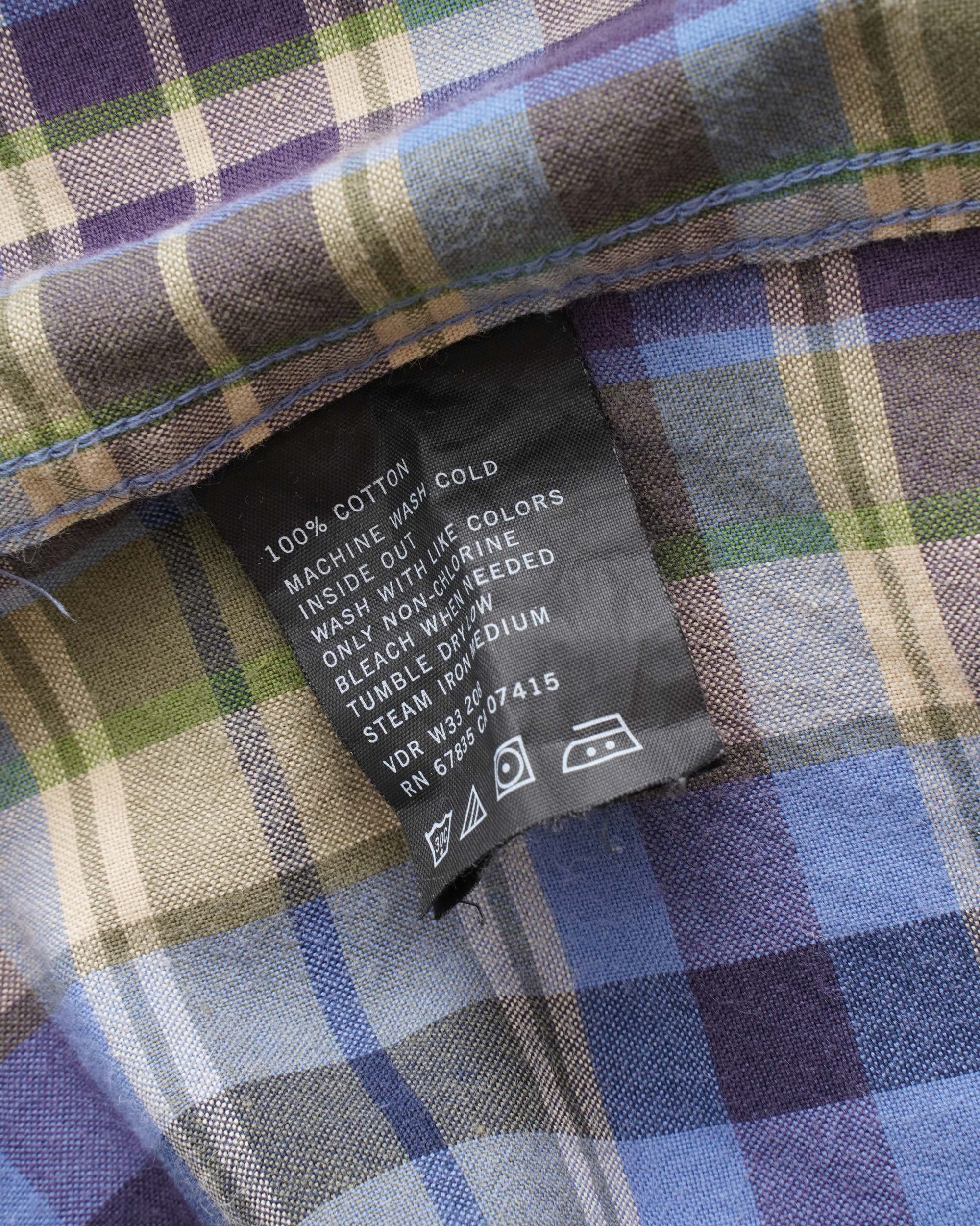 00S NAUTICA CHECKED SHIRT