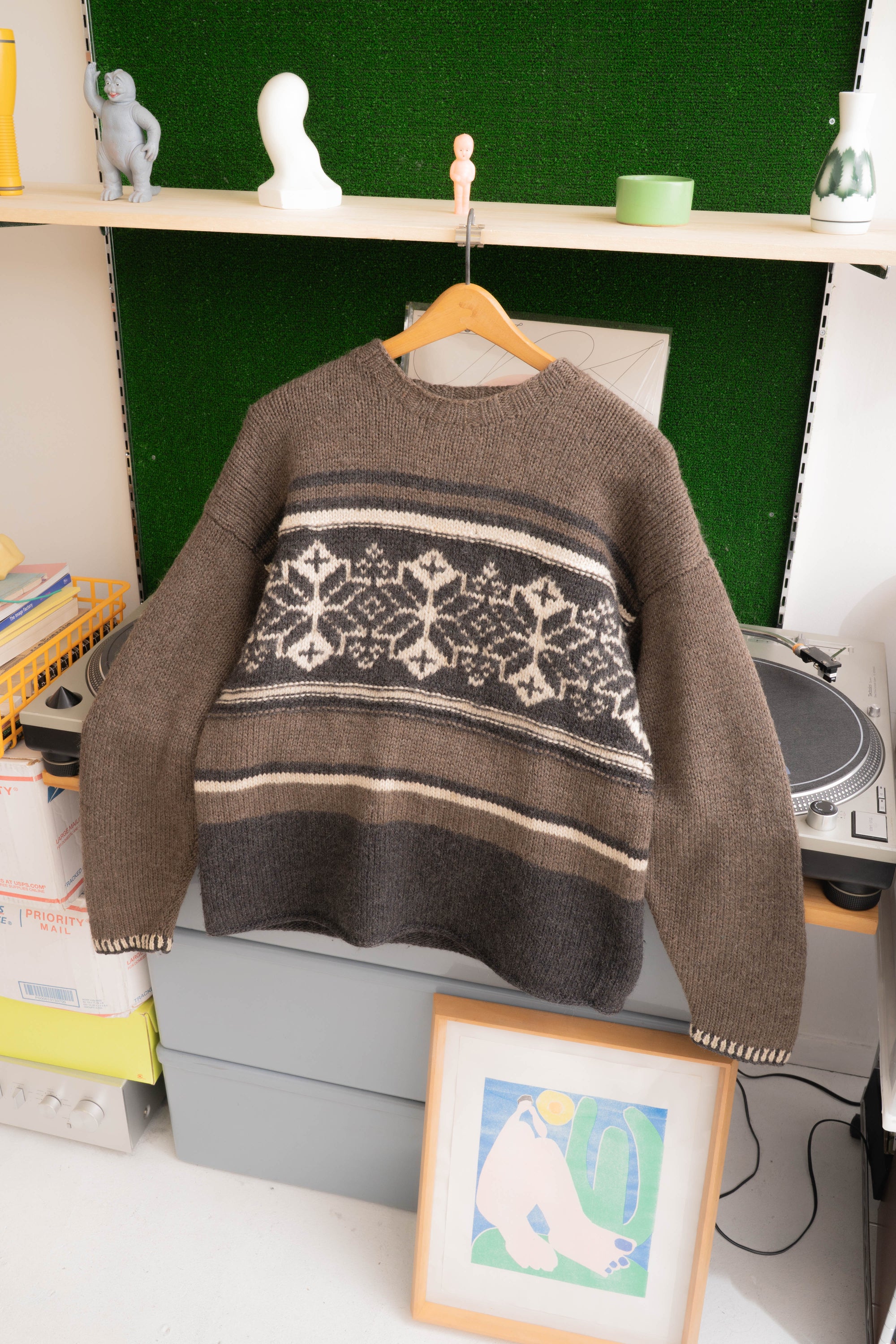 90S J.CREW NORDIC WOOL KNIT