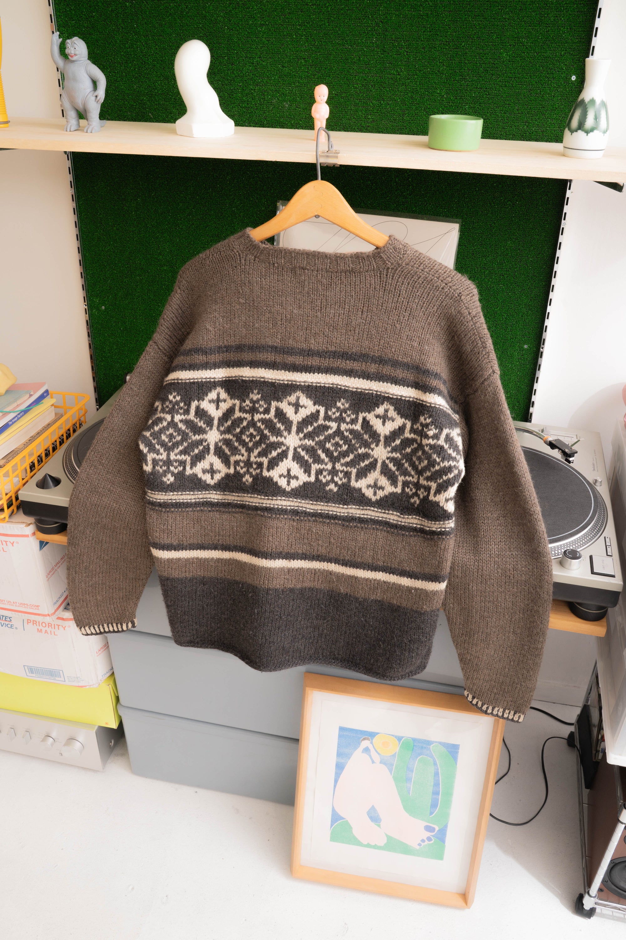 90S J.CREW NORDIC WOOL KNIT
