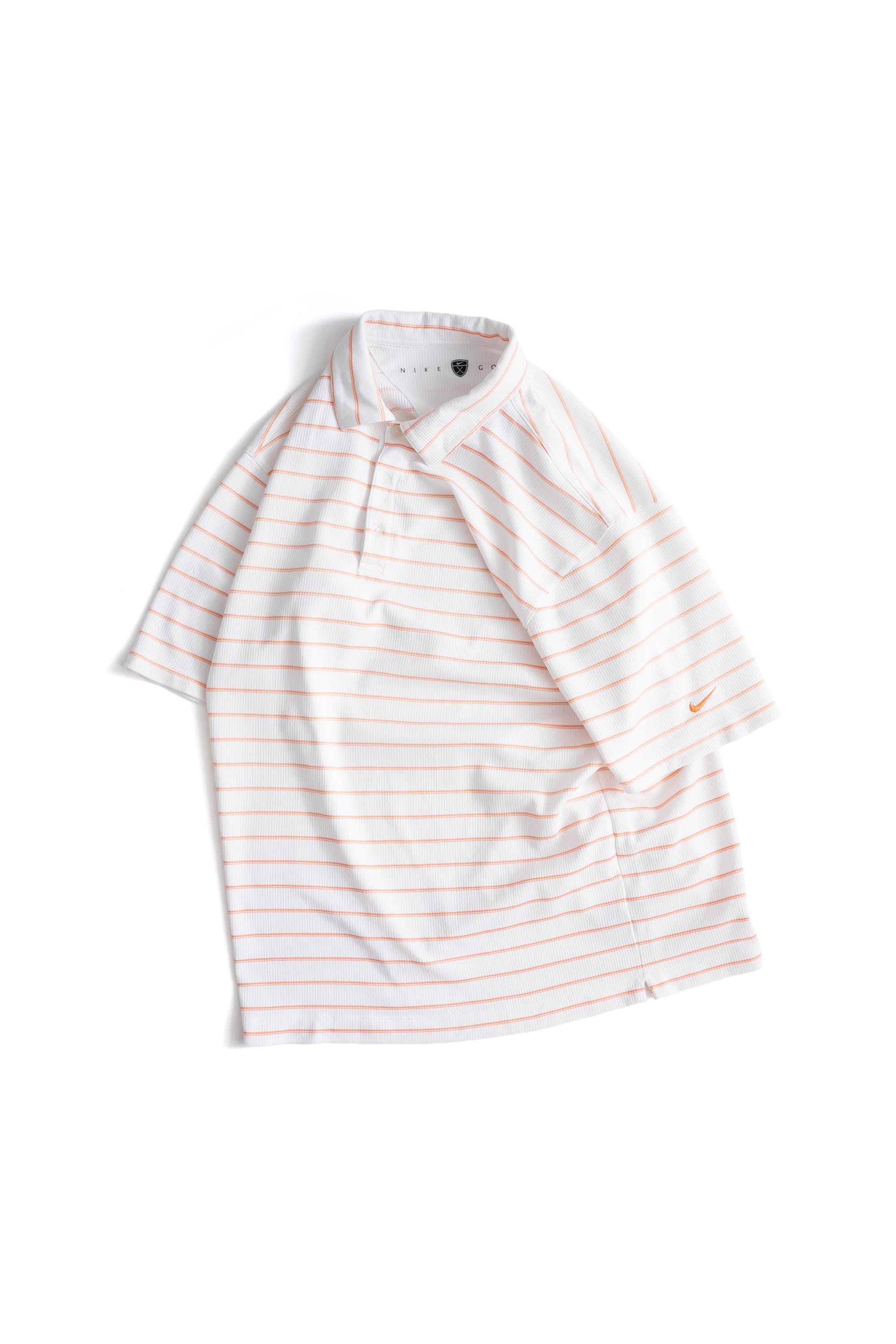 10S NIKE GOLF STRIPED POLO SHIRT