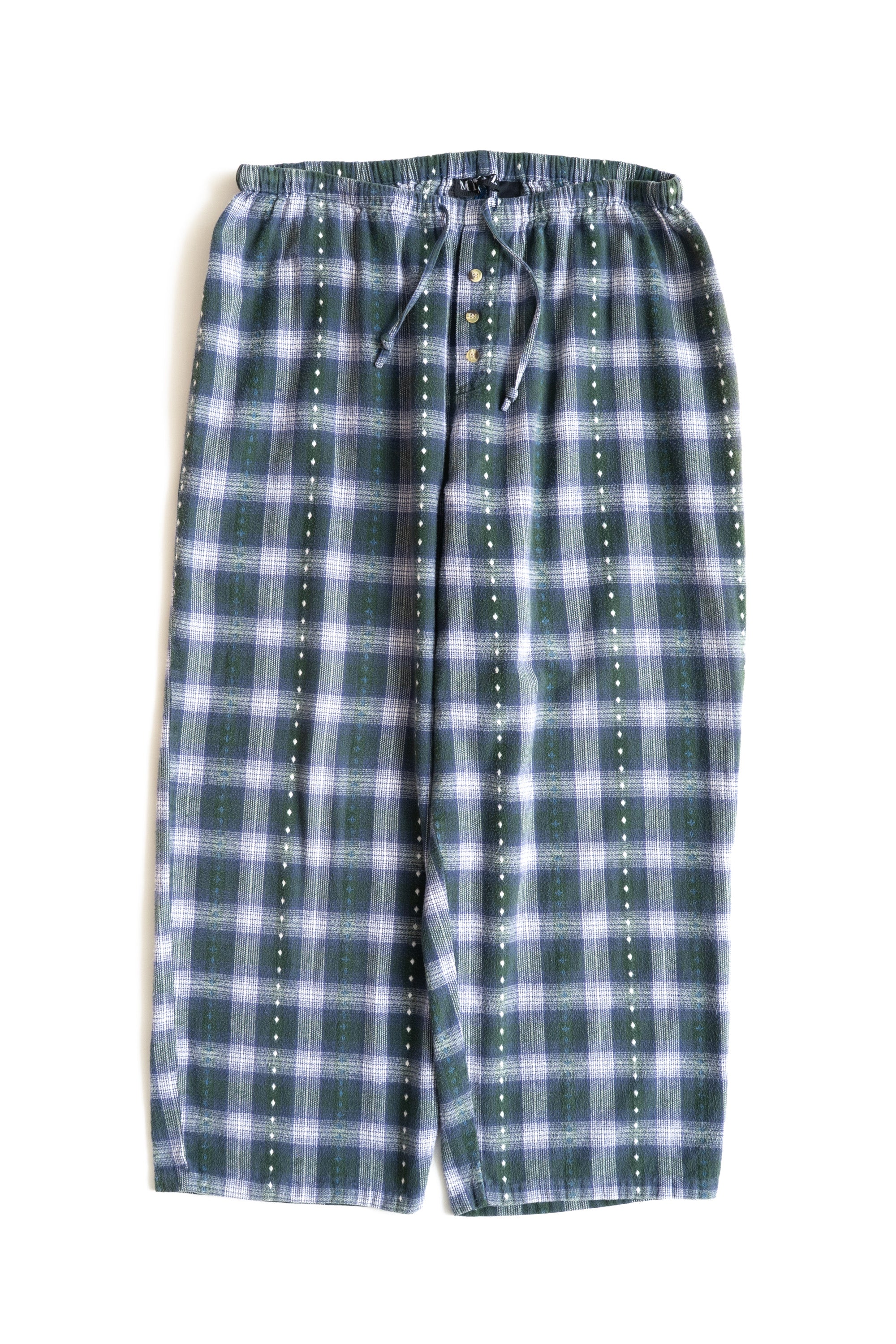 90-00S CHECKED EASY PANTS