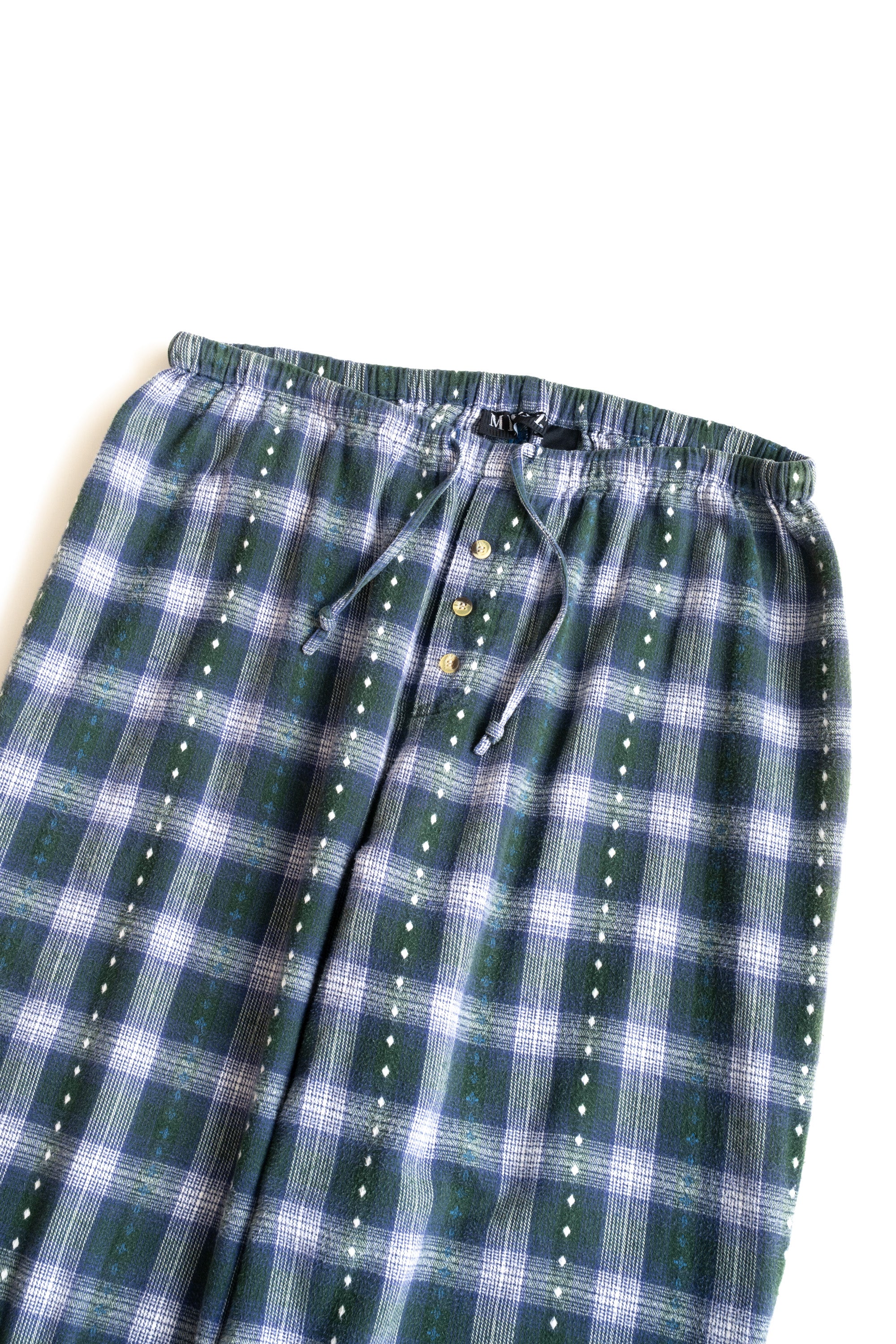 90-00S CHECKED EASY PANTS