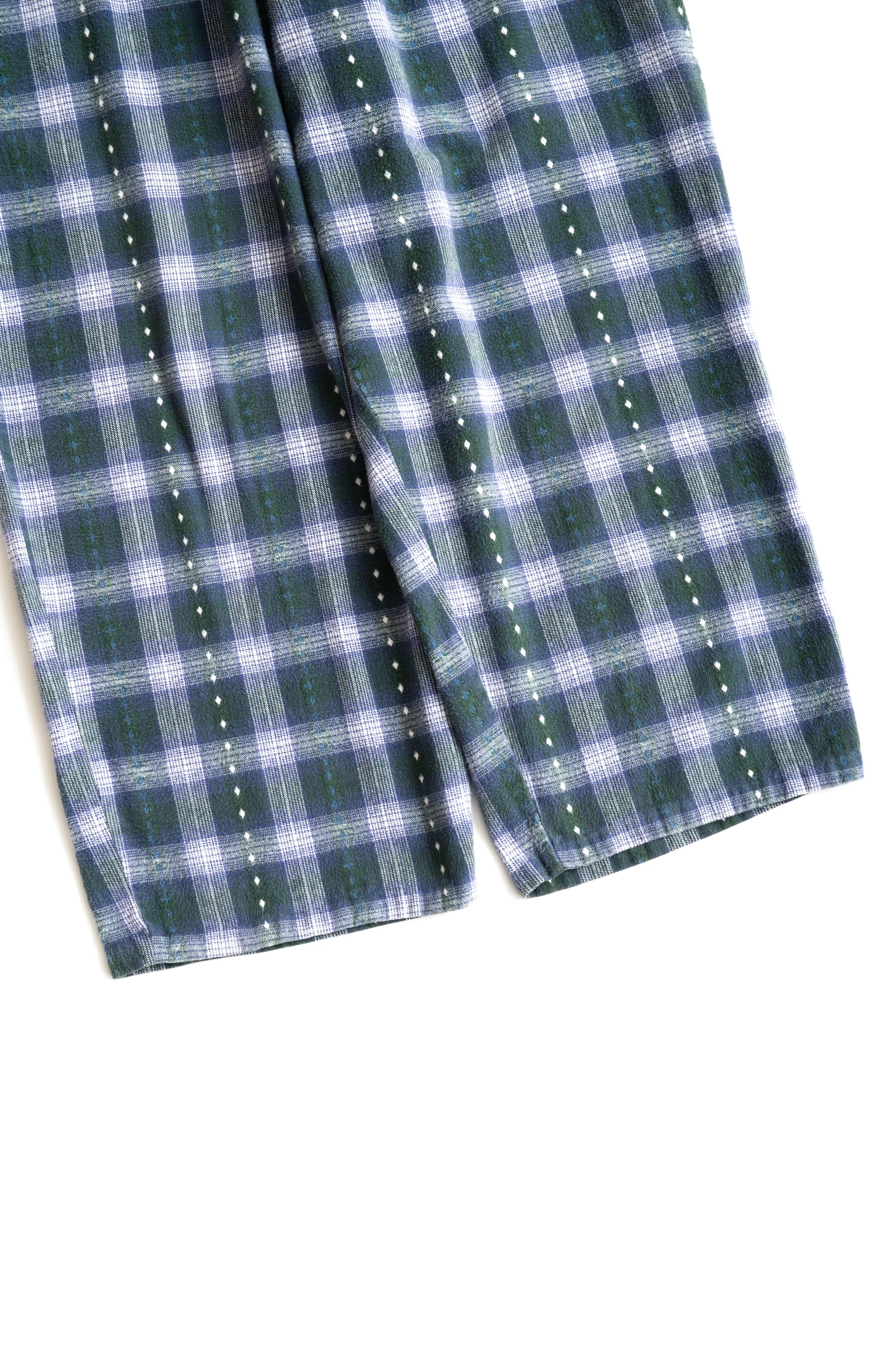 90-00S CHECKED EASY PANTS