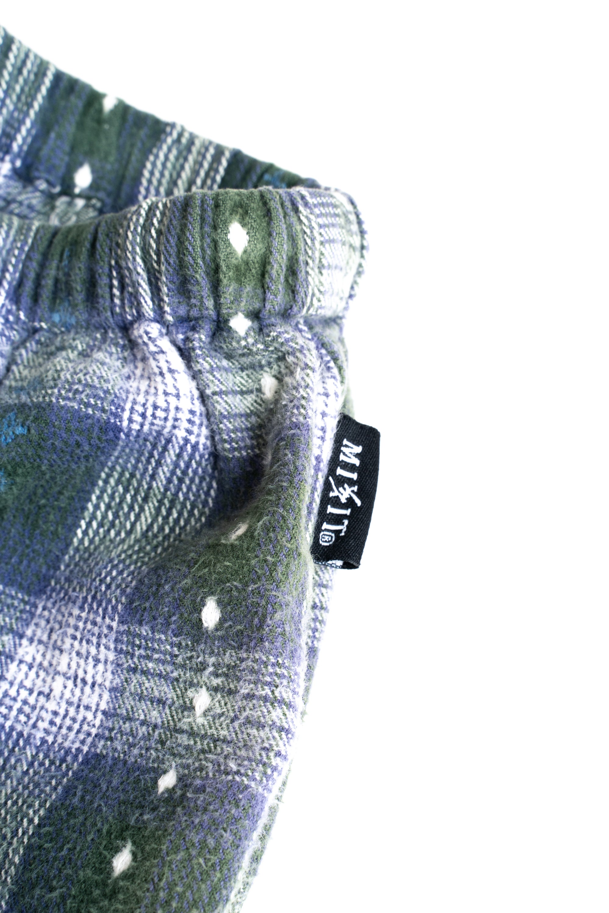 90-00S CHECKED EASY PANTS