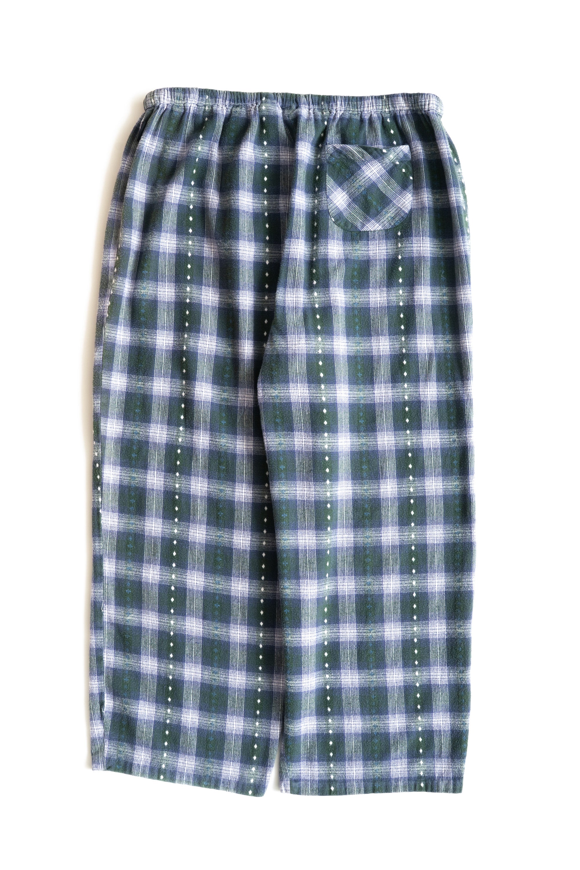 90-00S CHECKED EASY PANTS