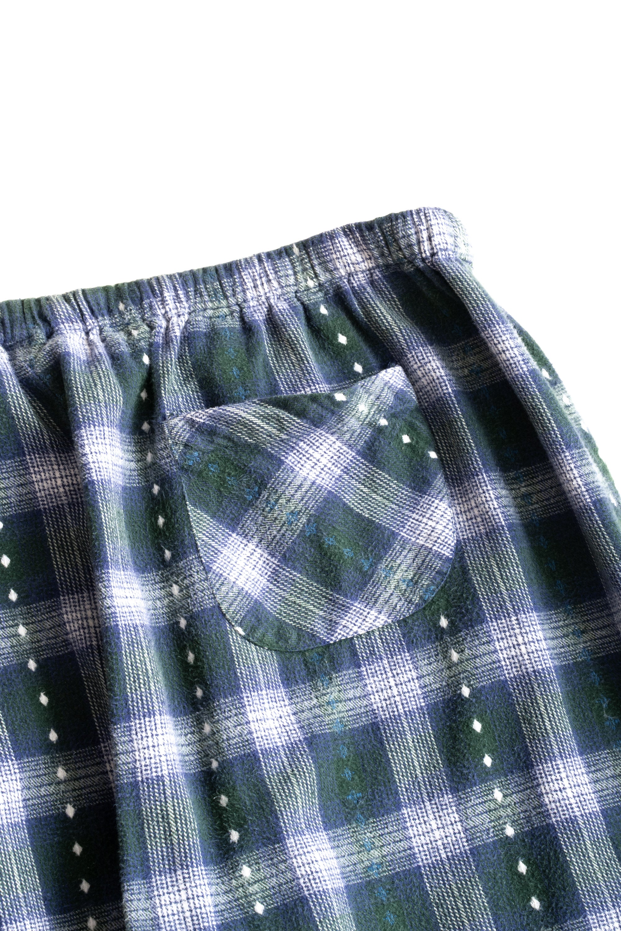 90-00S CHECKED EASY PANTS