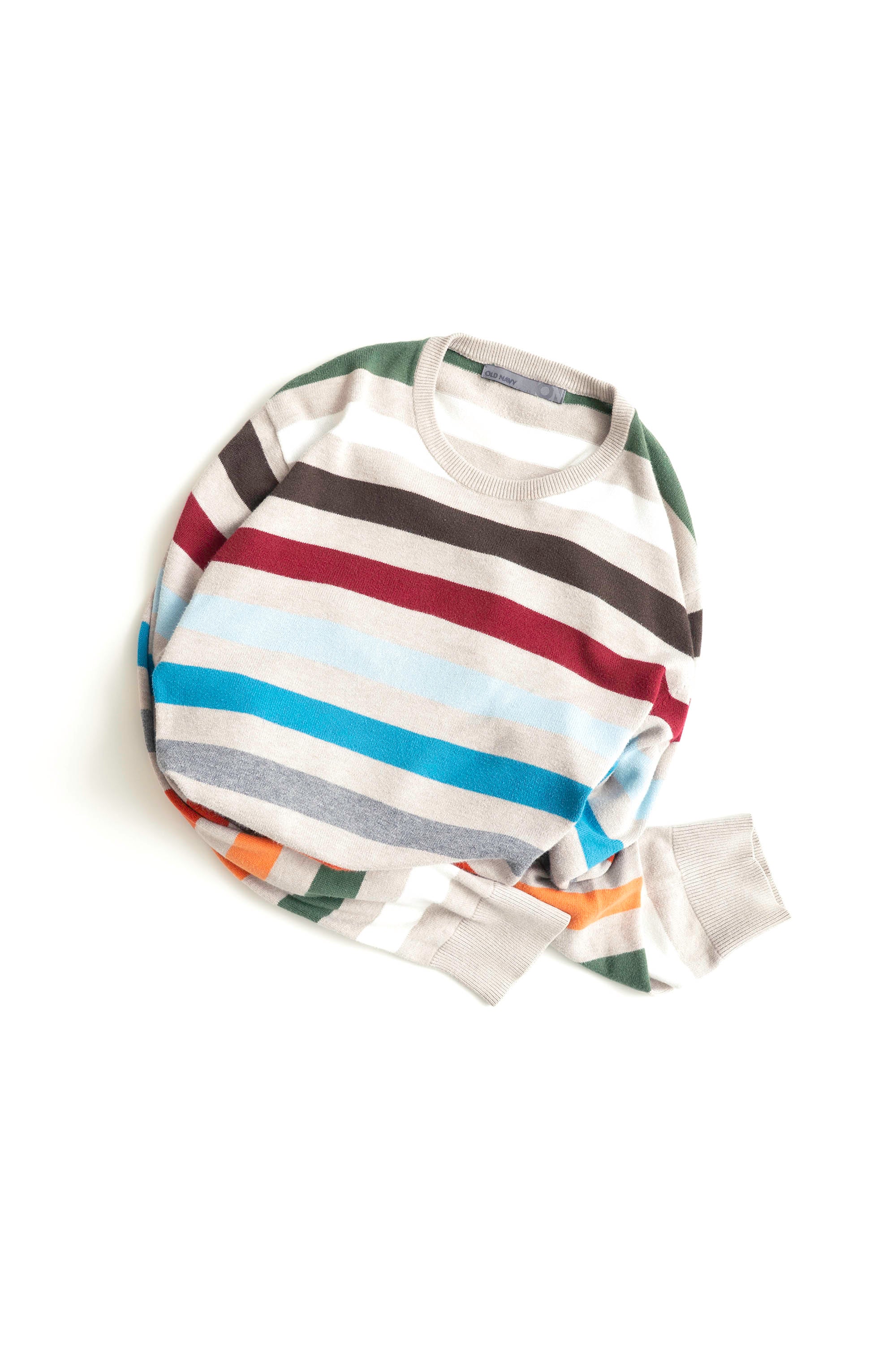 00S OLD NAVY MULTI STRIPED SWEATER