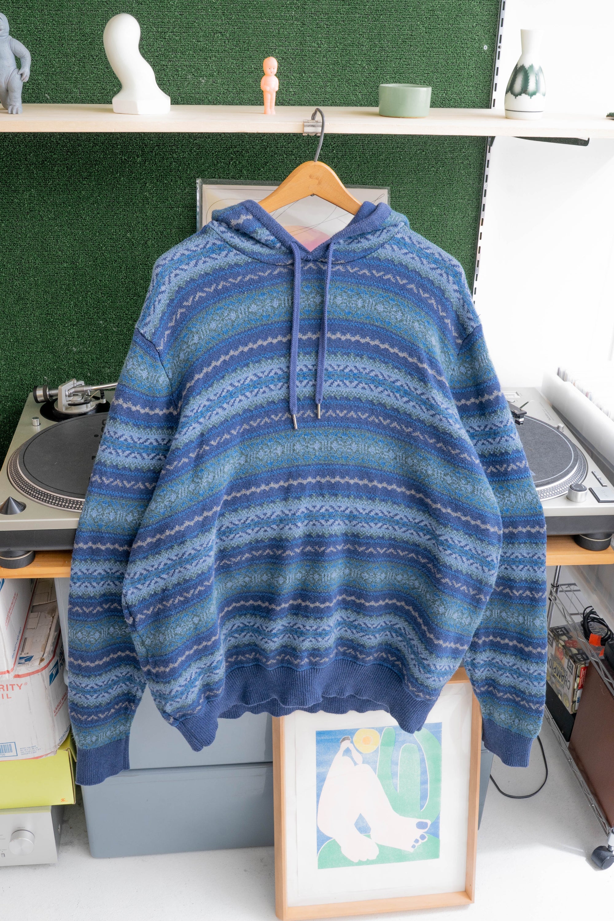 00S IZOD PATTERNED KNIT PARKER