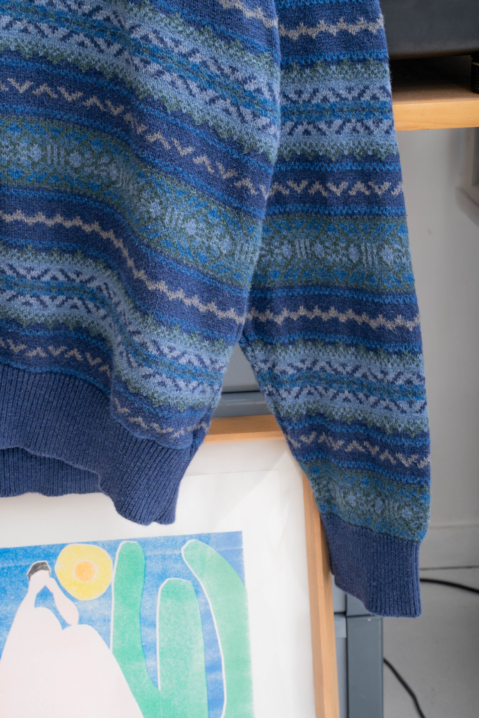 00S IZOD PATTERNED KNIT PARKER