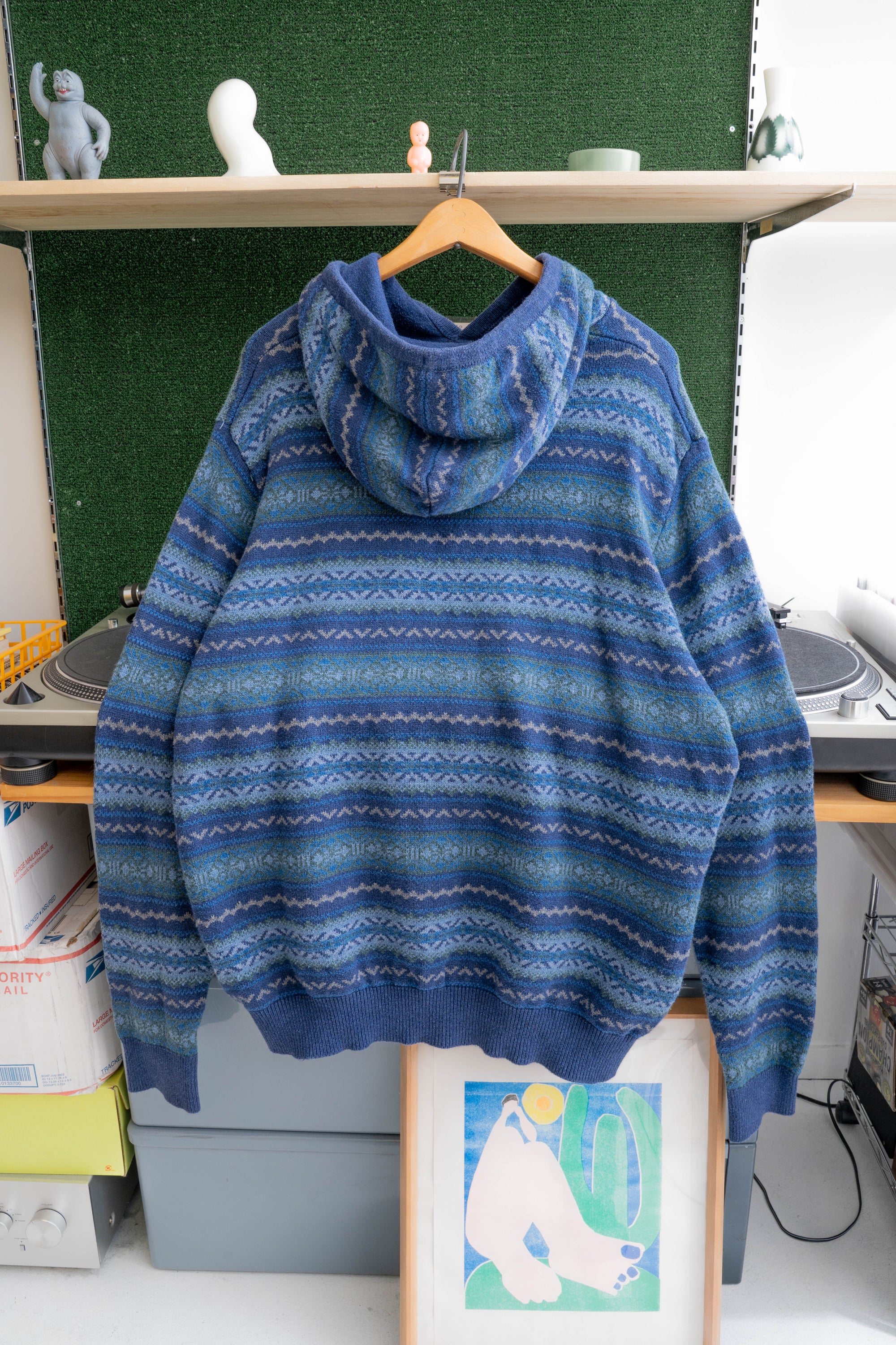 00S IZOD PATTERNED KNIT PARKER