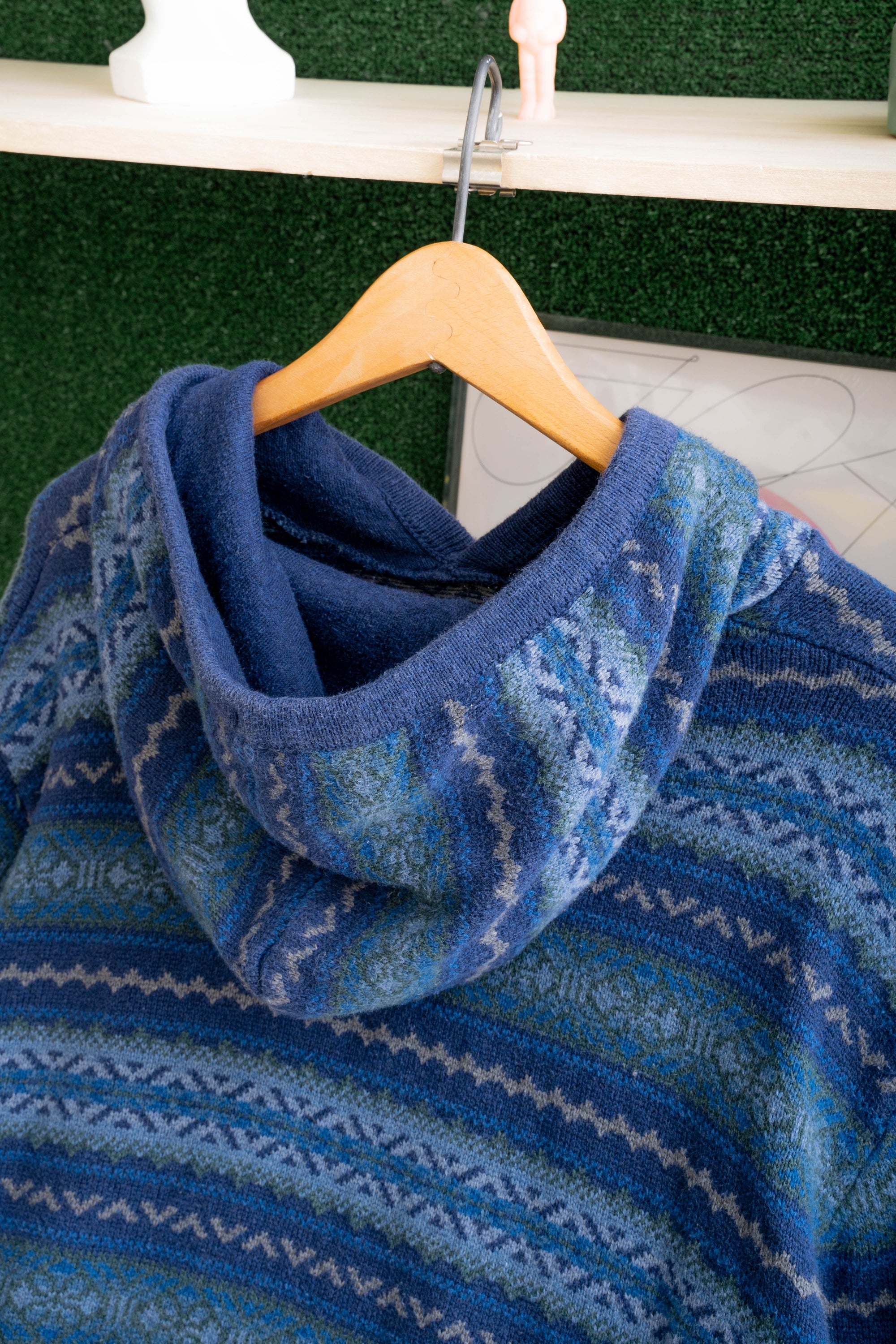 00S IZOD PATTERNED KNIT PARKER