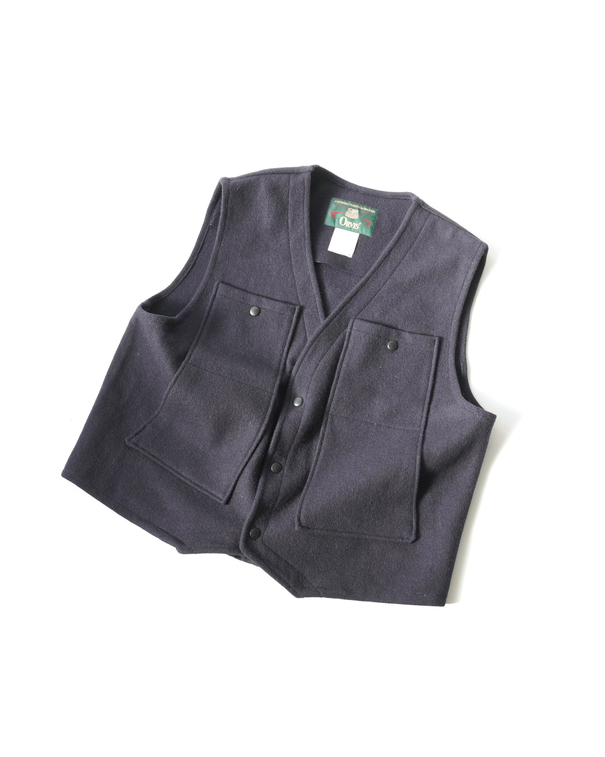 80S MADE IN CANADA ORVIS WOOL VEST