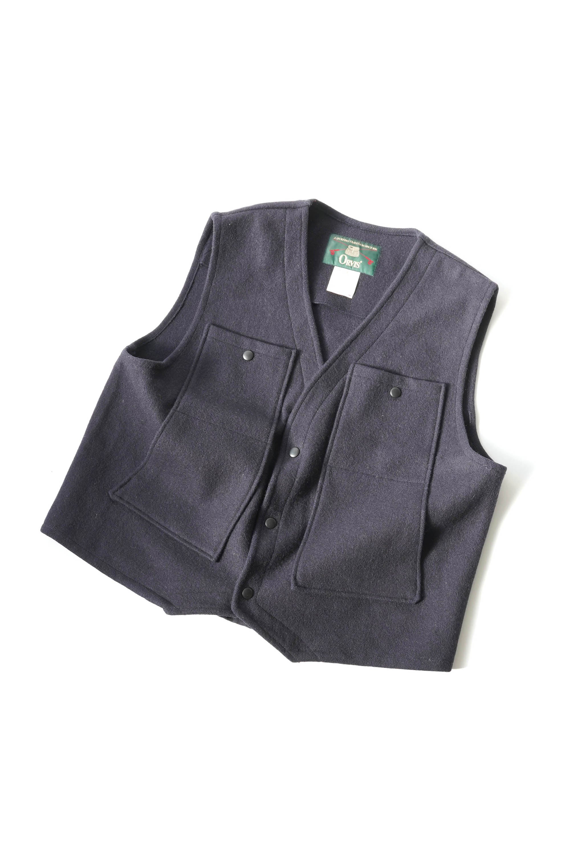 80S MADE IN CANADA ORVIS WOOL VEST
