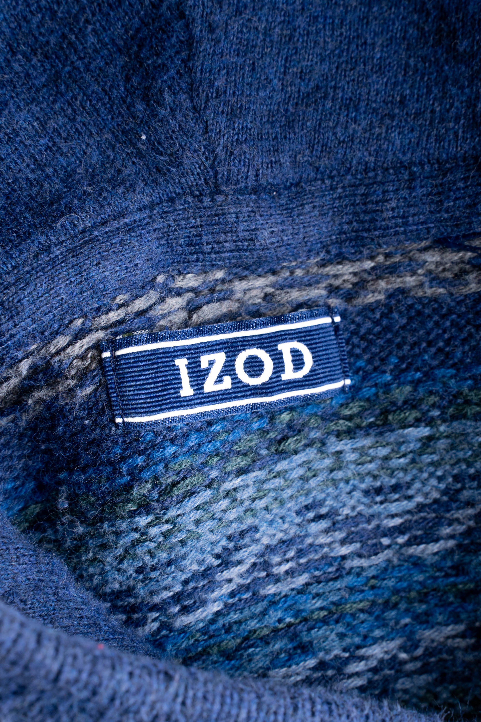 00S IZOD PATTERNED KNIT PARKER