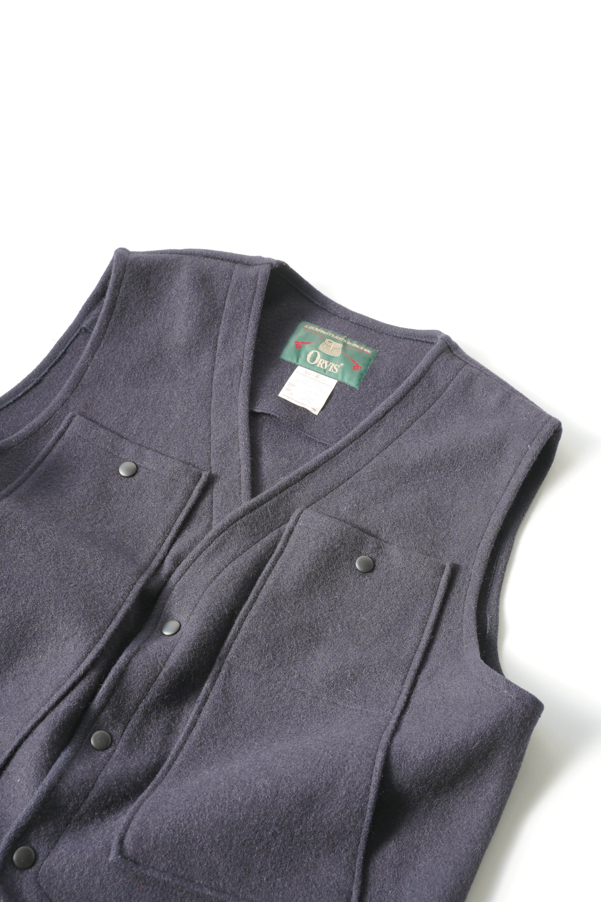 80S MADE IN CANADA ORVIS WOOL VEST