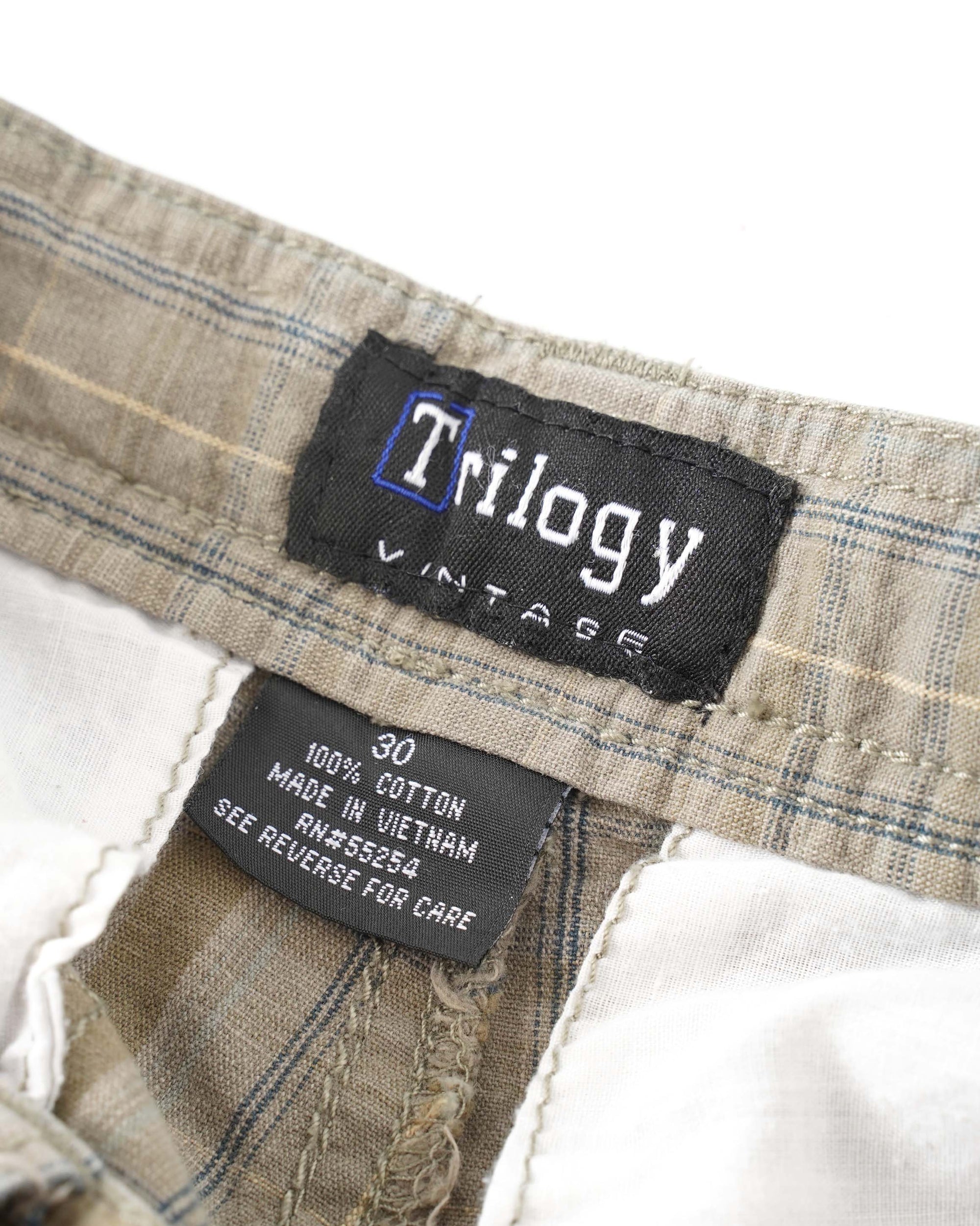 90S TRILOGY CHECKED HALF CARGO