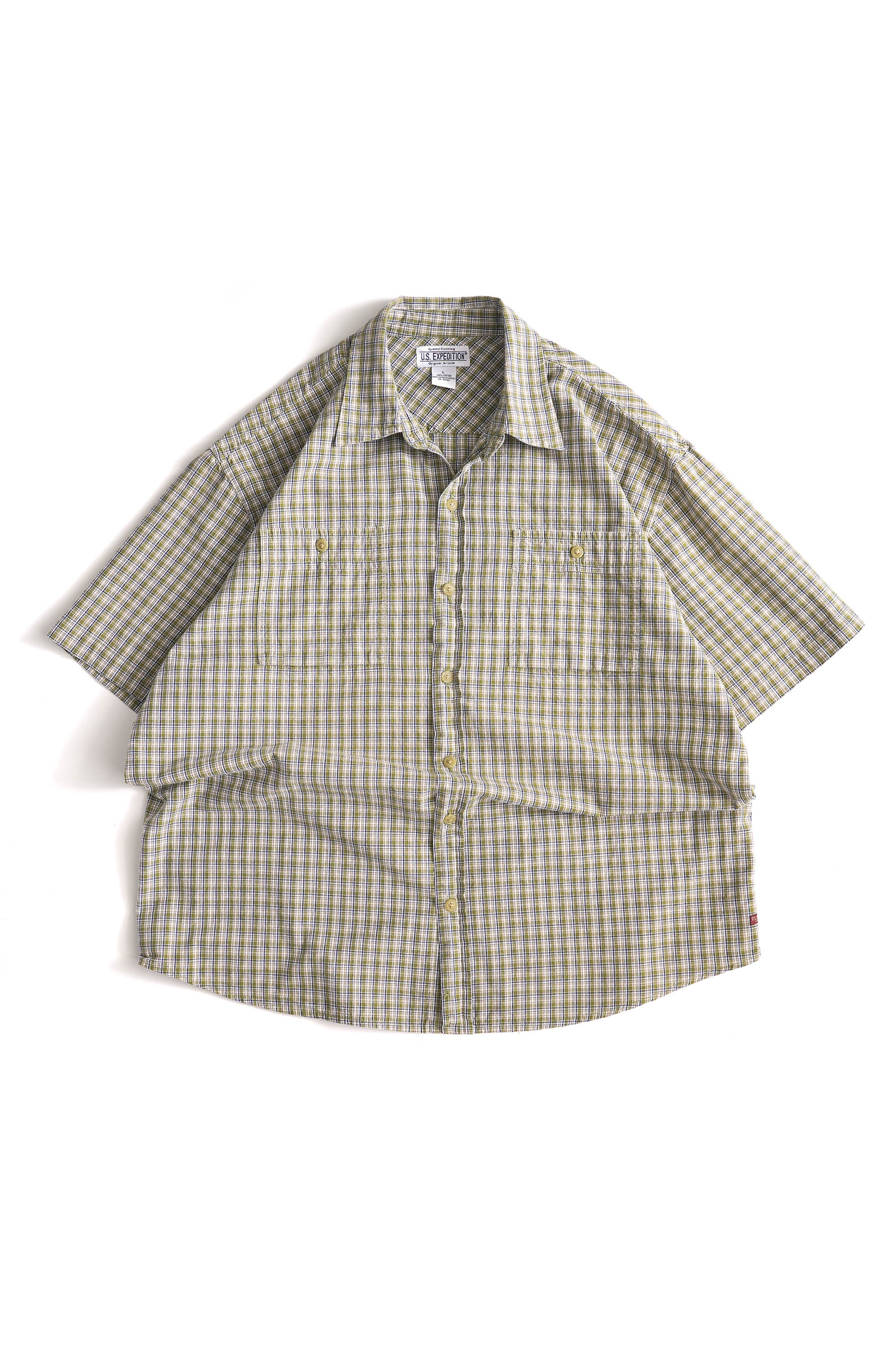 90S U.S.EXPEDITION CHECKED SHIRT