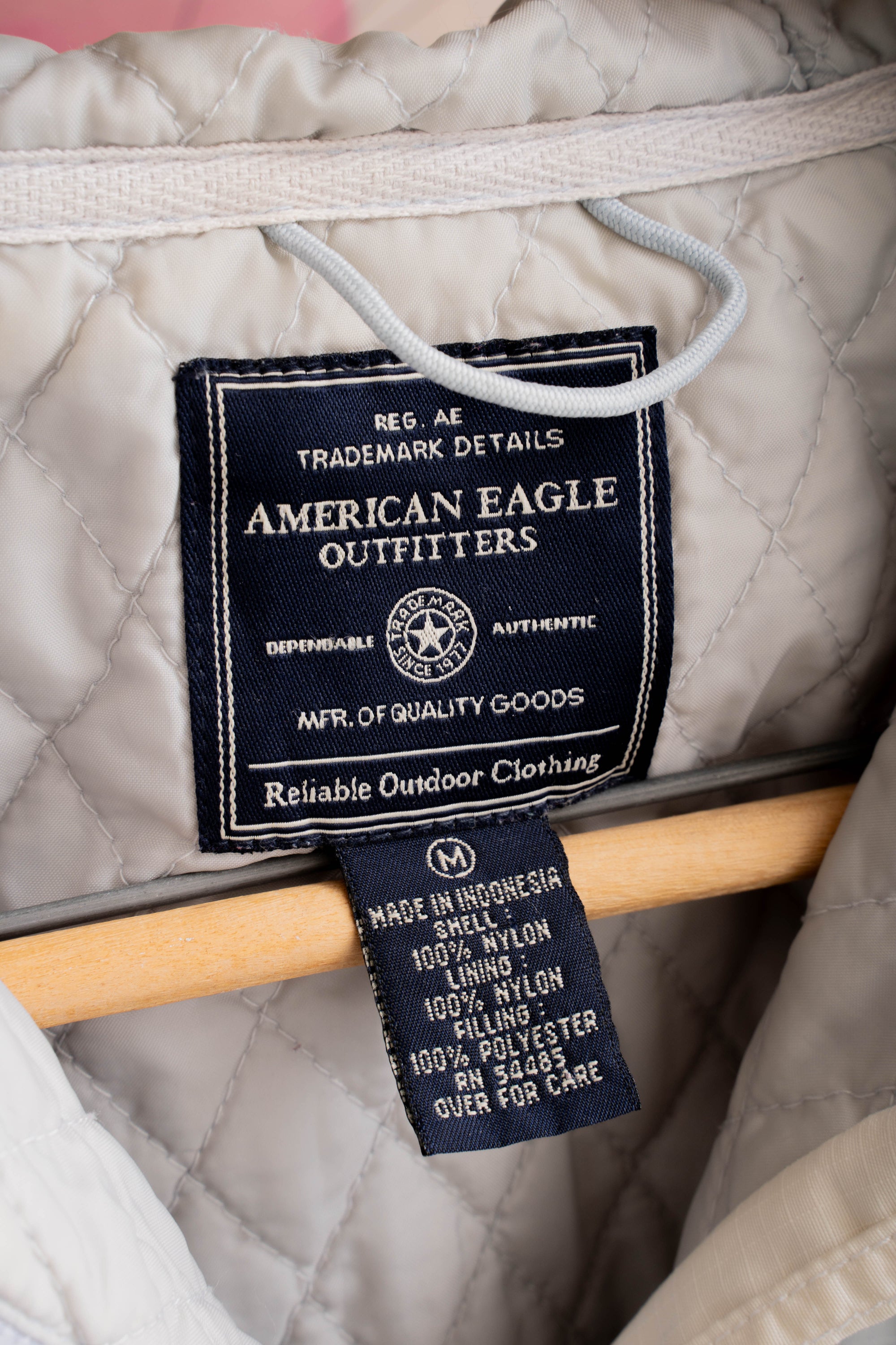 90~00S AMERICAN EAGLE QUILTED ANORAK