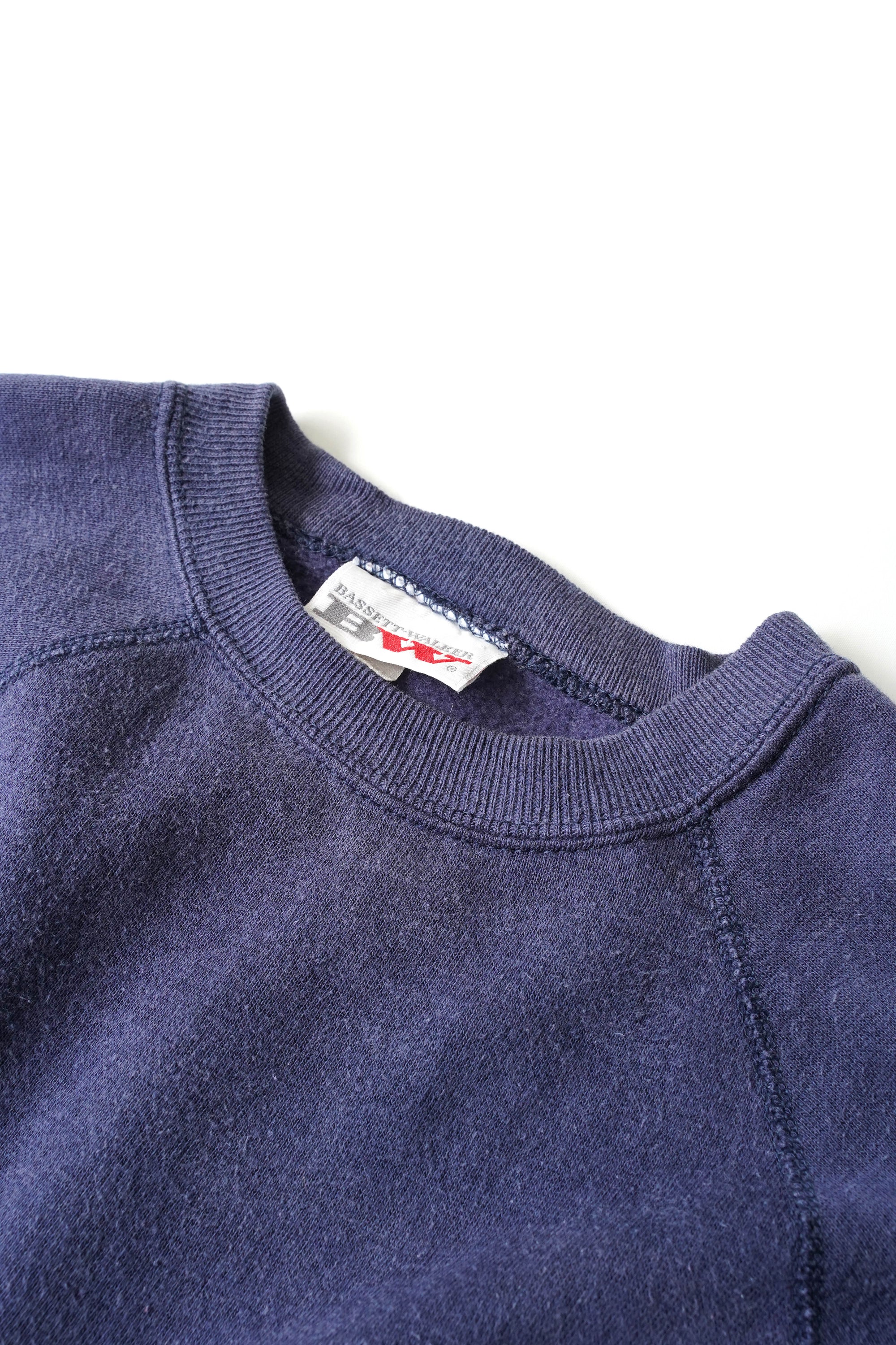 90S MADE IN USA BASSETT WALKER RAGLAN SWEAT SHIRT