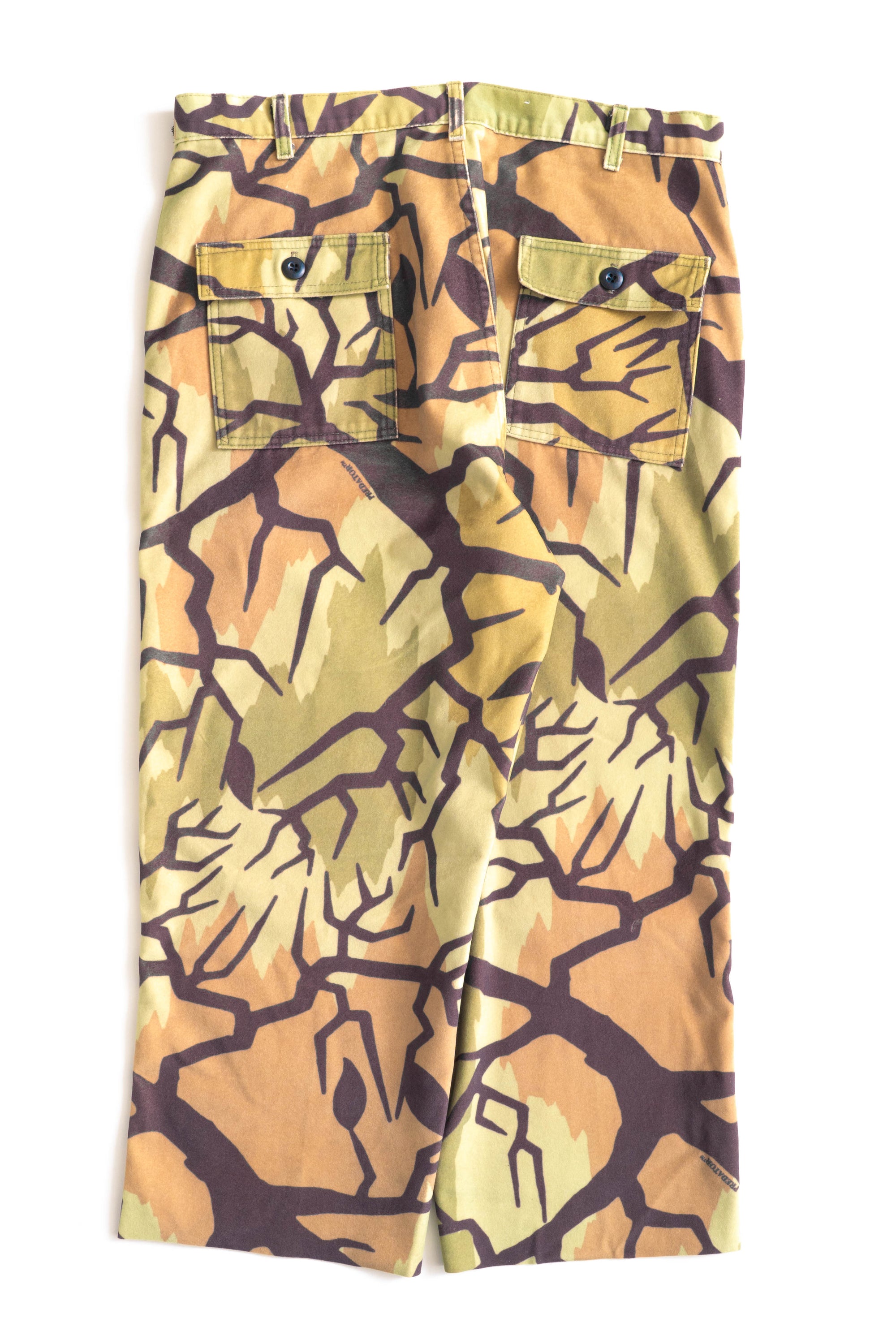 80S MADE IN USA PREDATOR CAMO PANTS