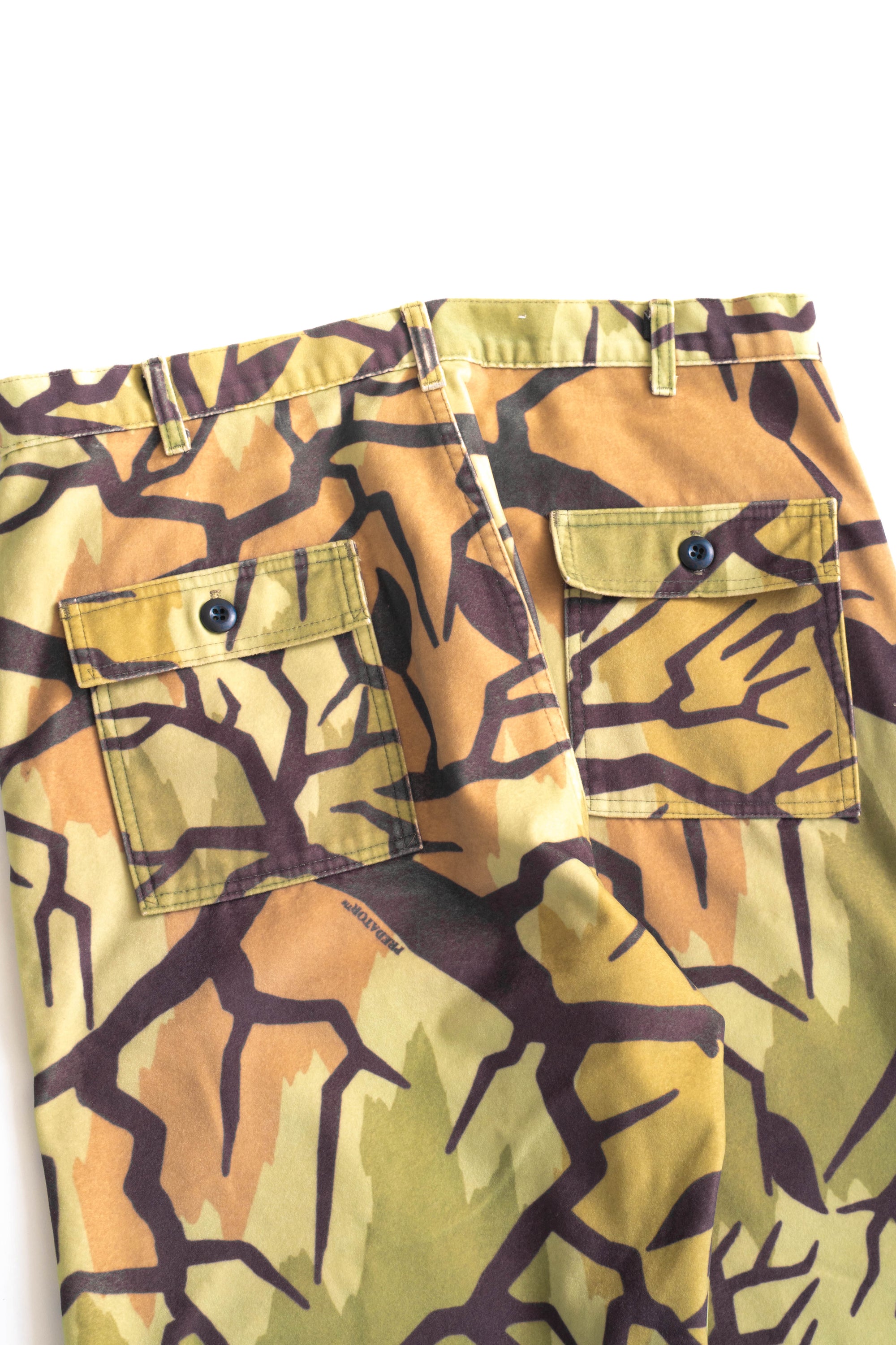 80S MADE IN USA PREDATOR CAMO PANTS