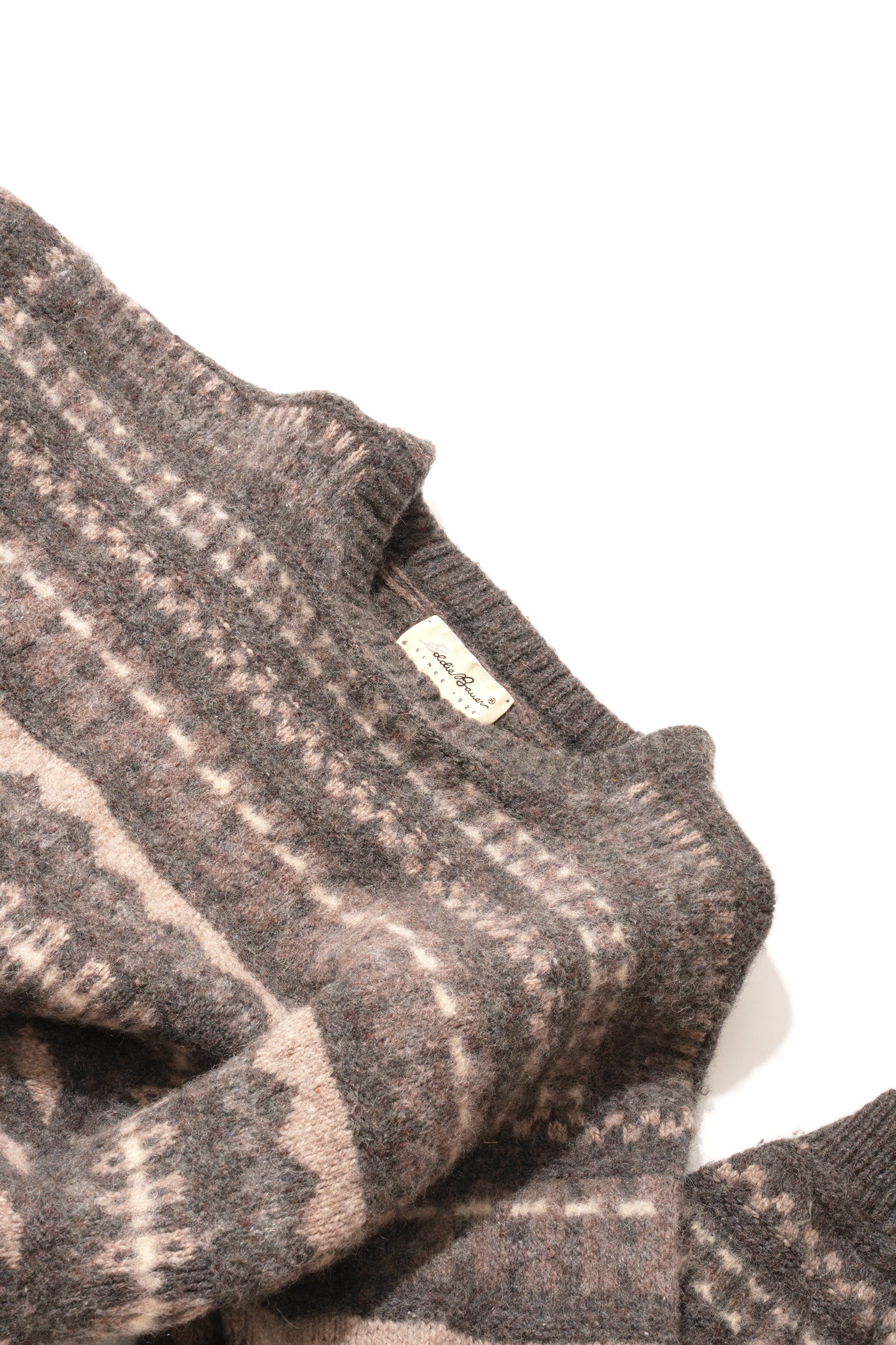 90S MADE IN USA EDDIE BAUER FAIR ISLE SWEATER