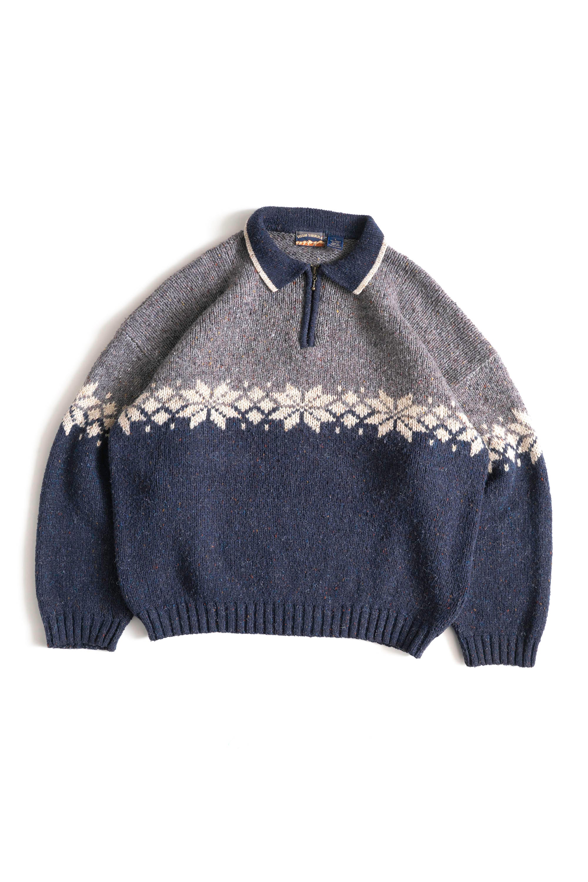 90S HIGH SIERRA NORDIC WOOL KNIT