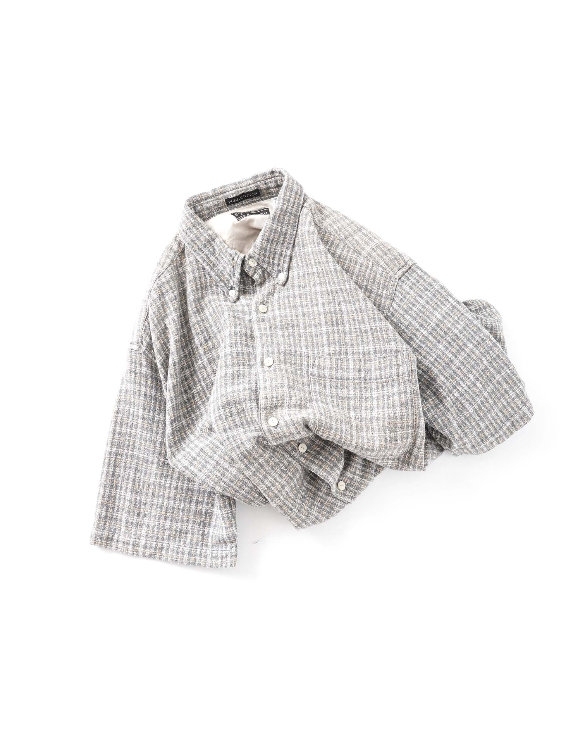 90S BUGLE BOY INDIA COTTON PLAID CHECK SHIRT