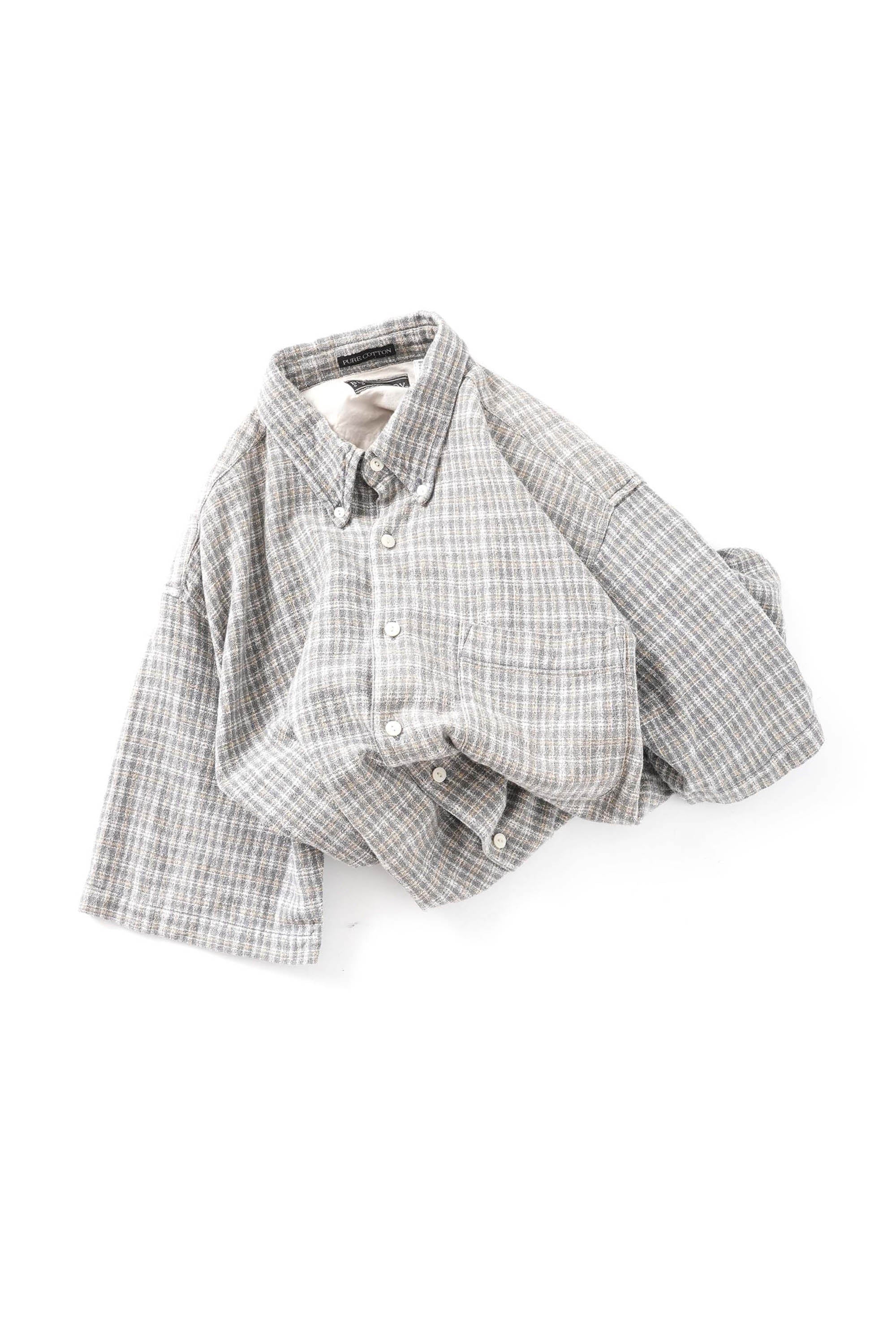 90S BUGLE BOY INDIA COTTON PLAID CHECK SHIRT
