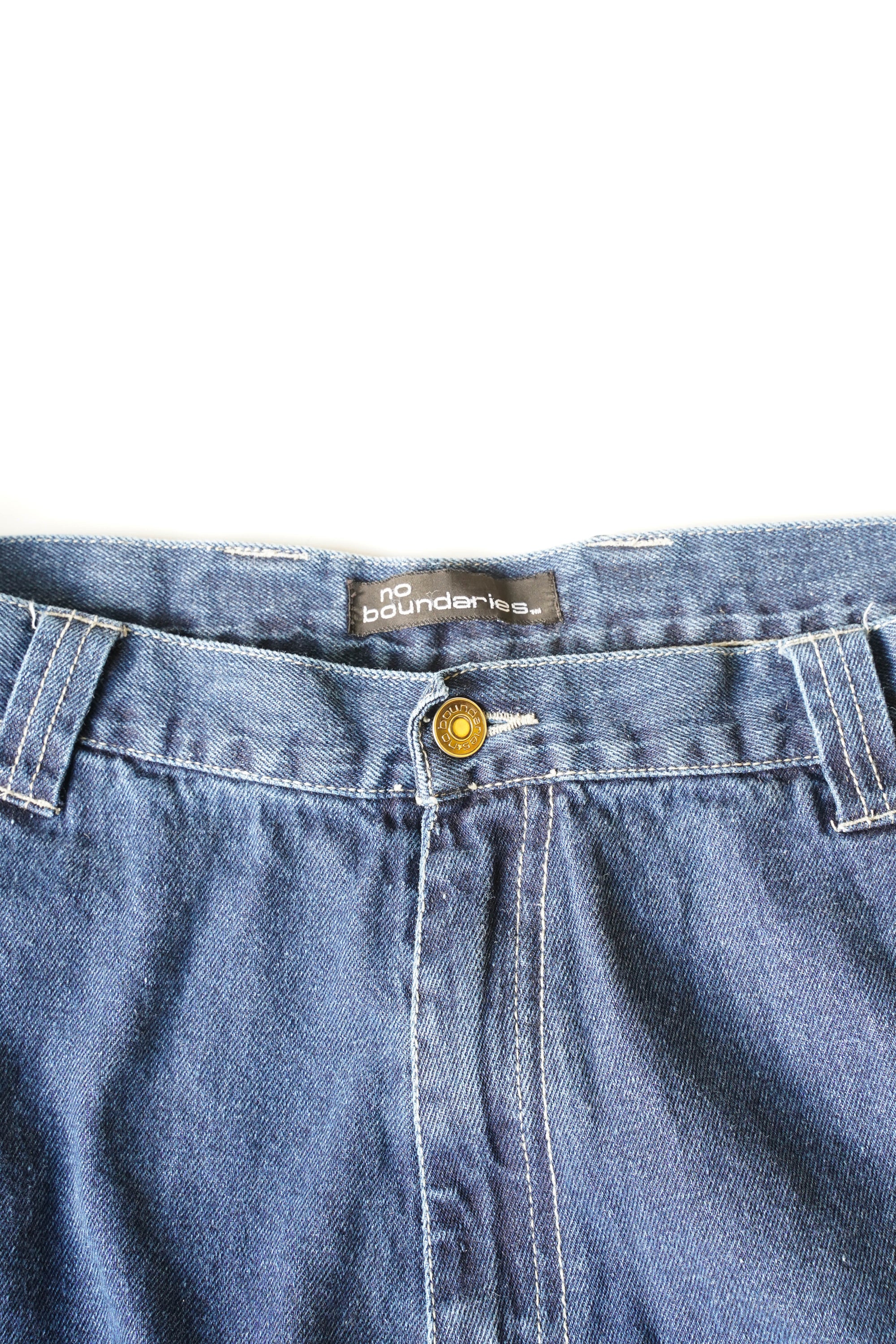 90S NO BOUNDARIES CONVERTIBLE DENIM CARGO PANTS