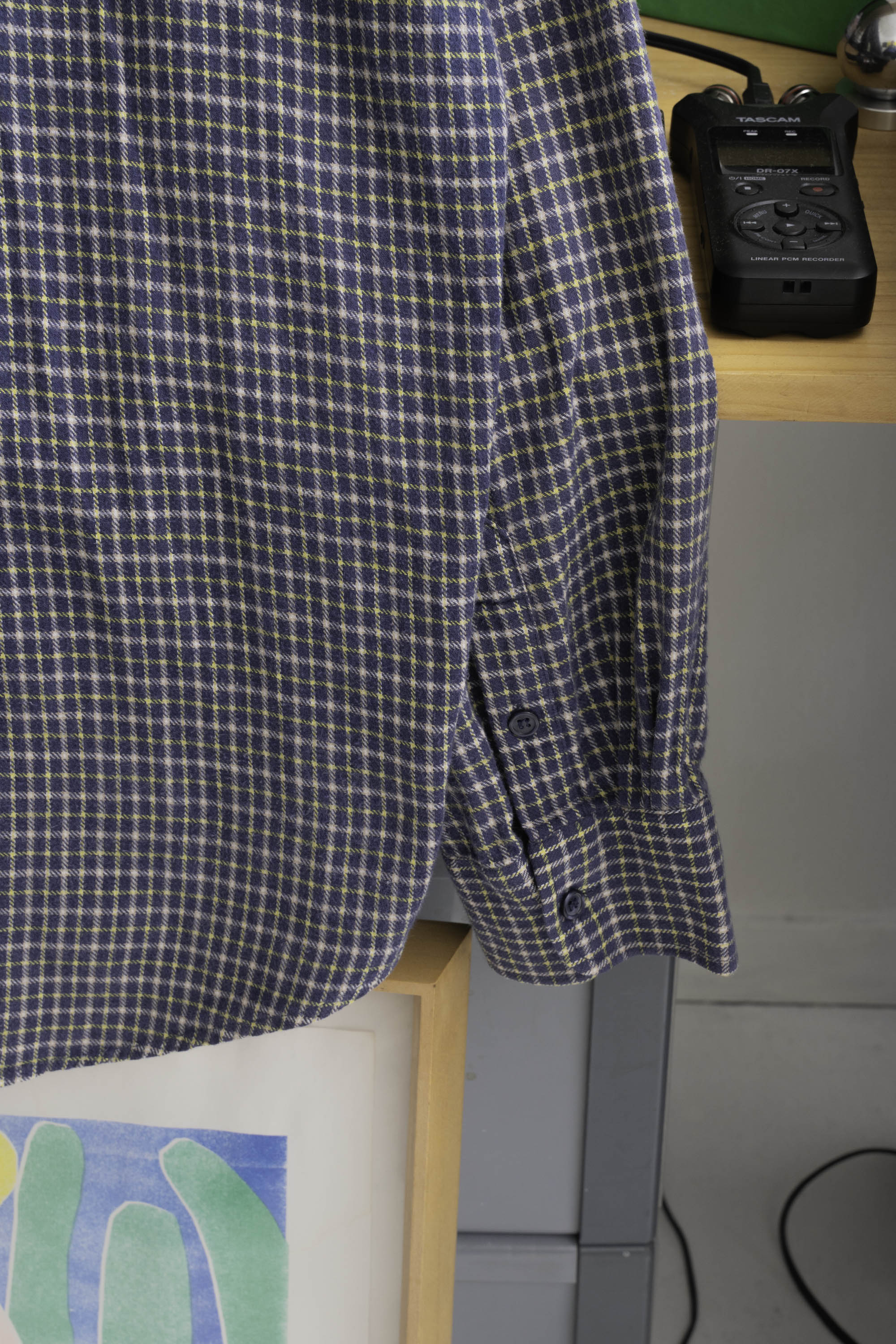 90S MILL HILL CHECKED FLANNEL SHIRT